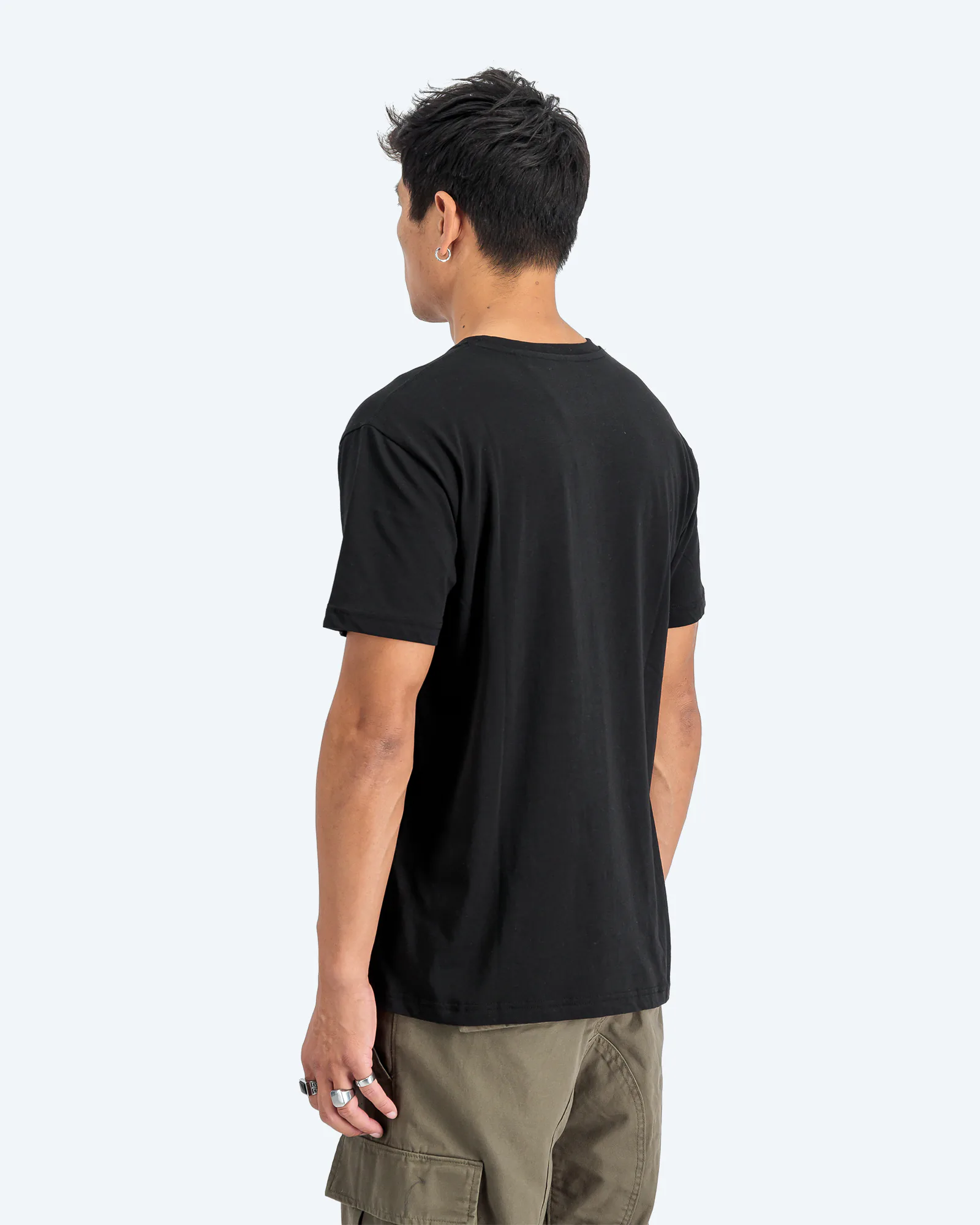 Basic T-Shirt Small Logo Black