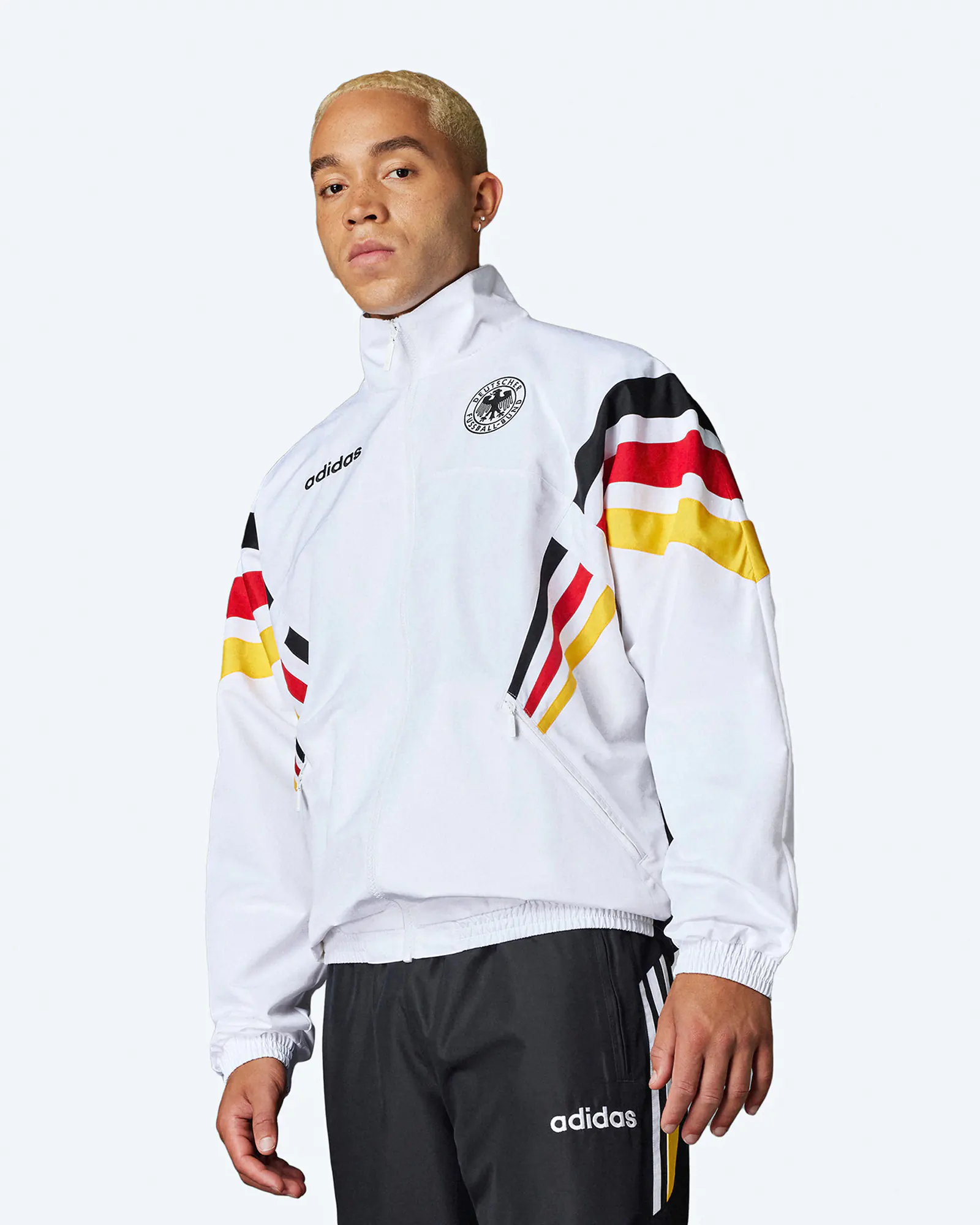 adidas DFB 1996 Woven Track Jacket White/Black