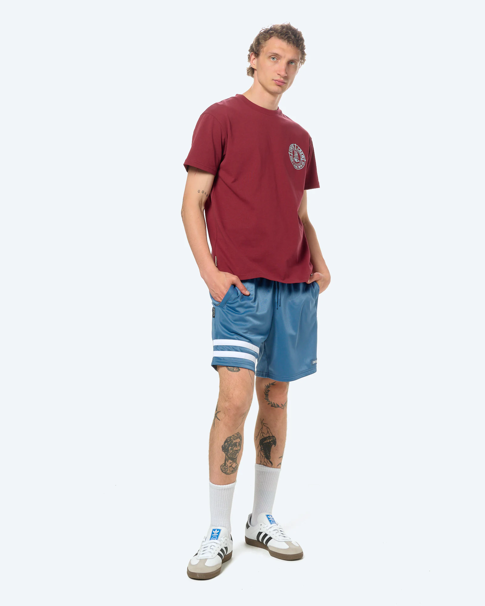 DMWU Athletic Shorts Moonlight Blue