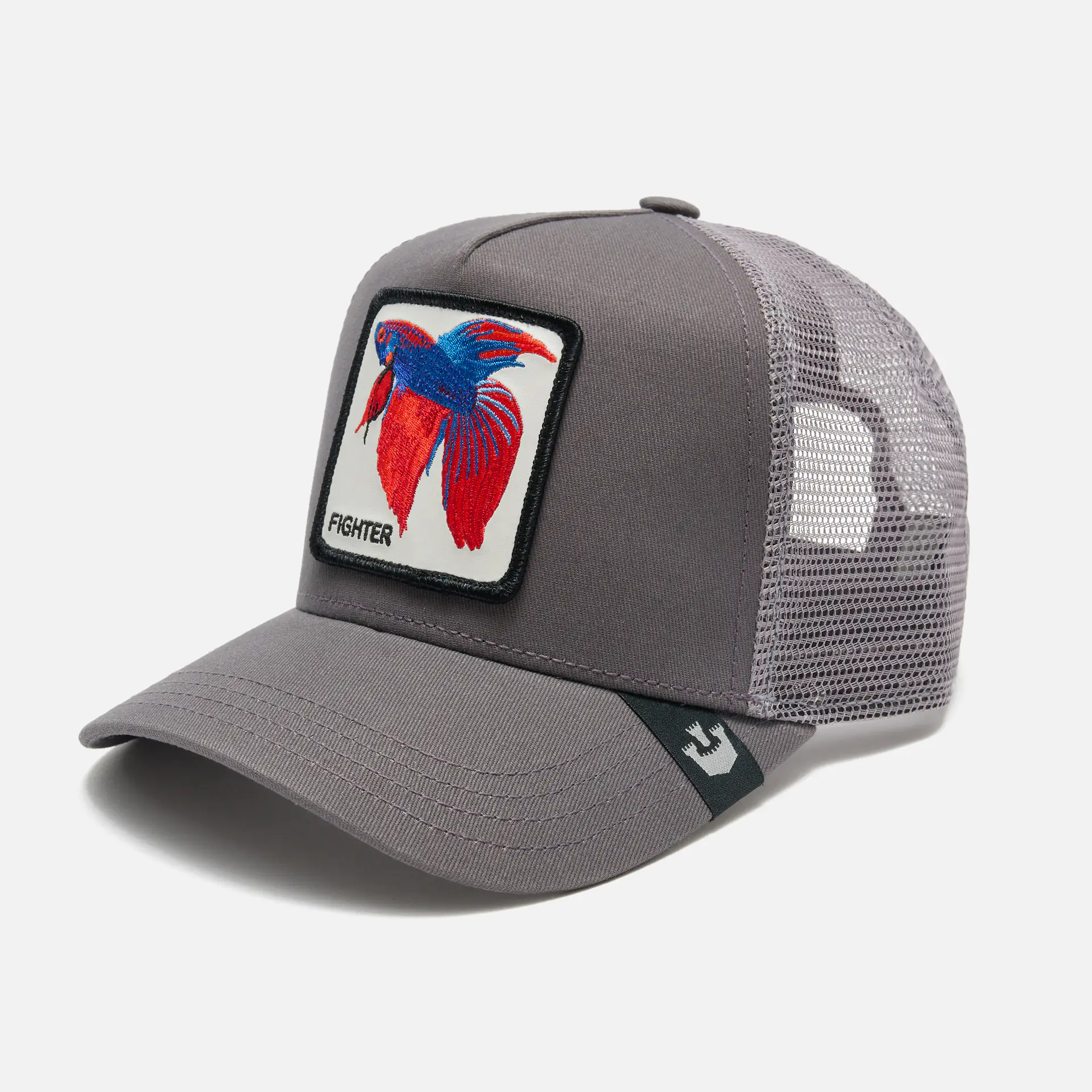 Goorin Bros Alpha Betta Baseball Trucker Cap Charcoal Goorin Bros Alpha Betta Baseball Trucker Cap Charcoal