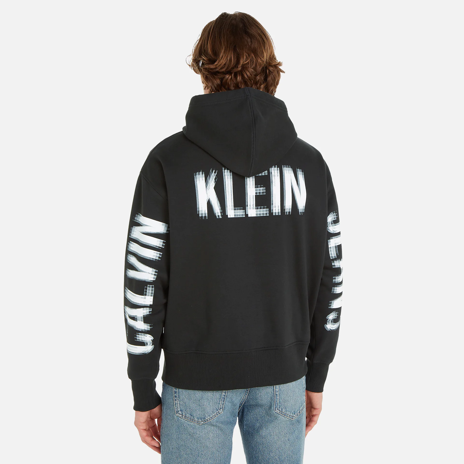 Calvin Klein Jeans Illusion Logo Hoodie CK Black