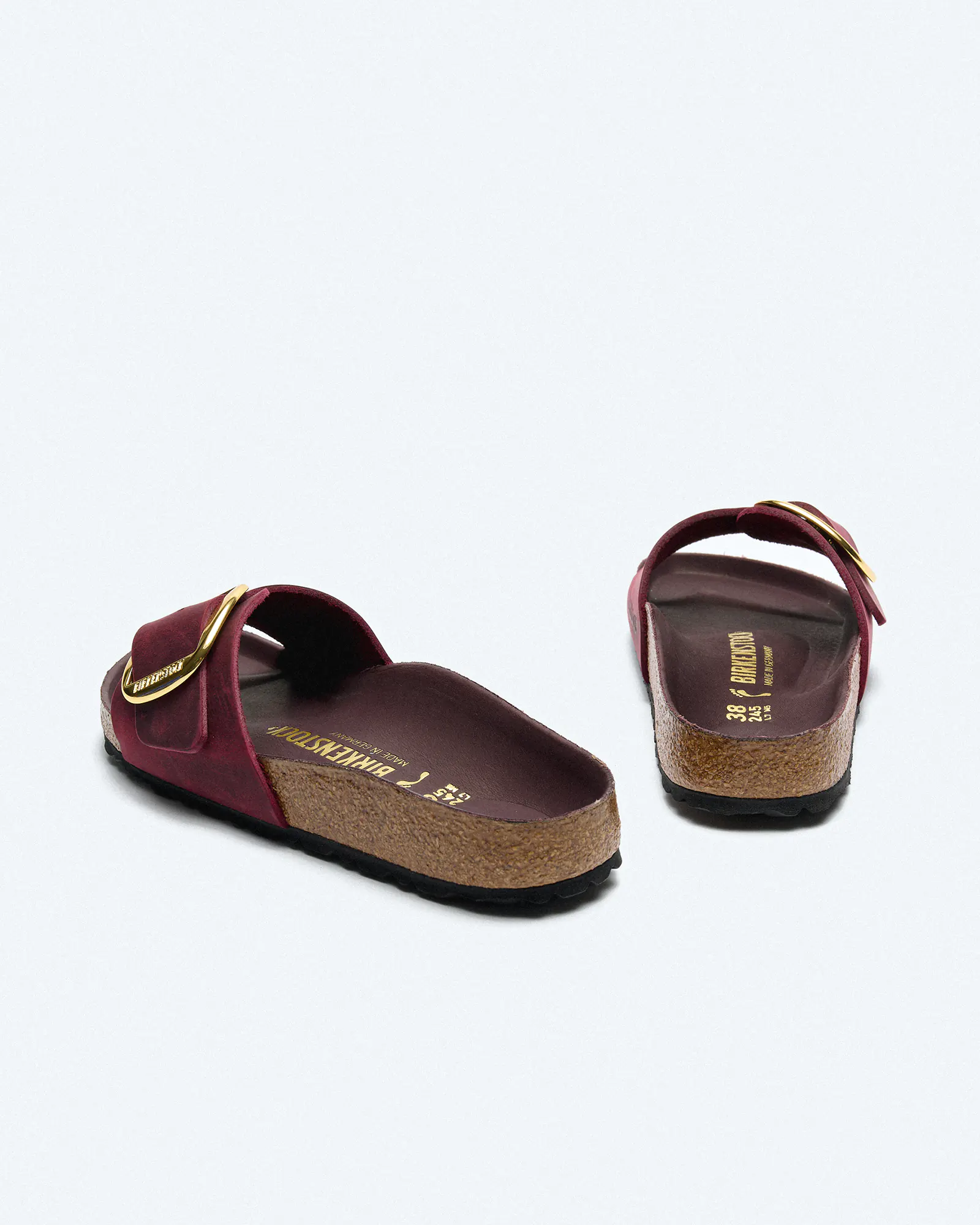 Birkenstock madrid big buckle oiled leather shop