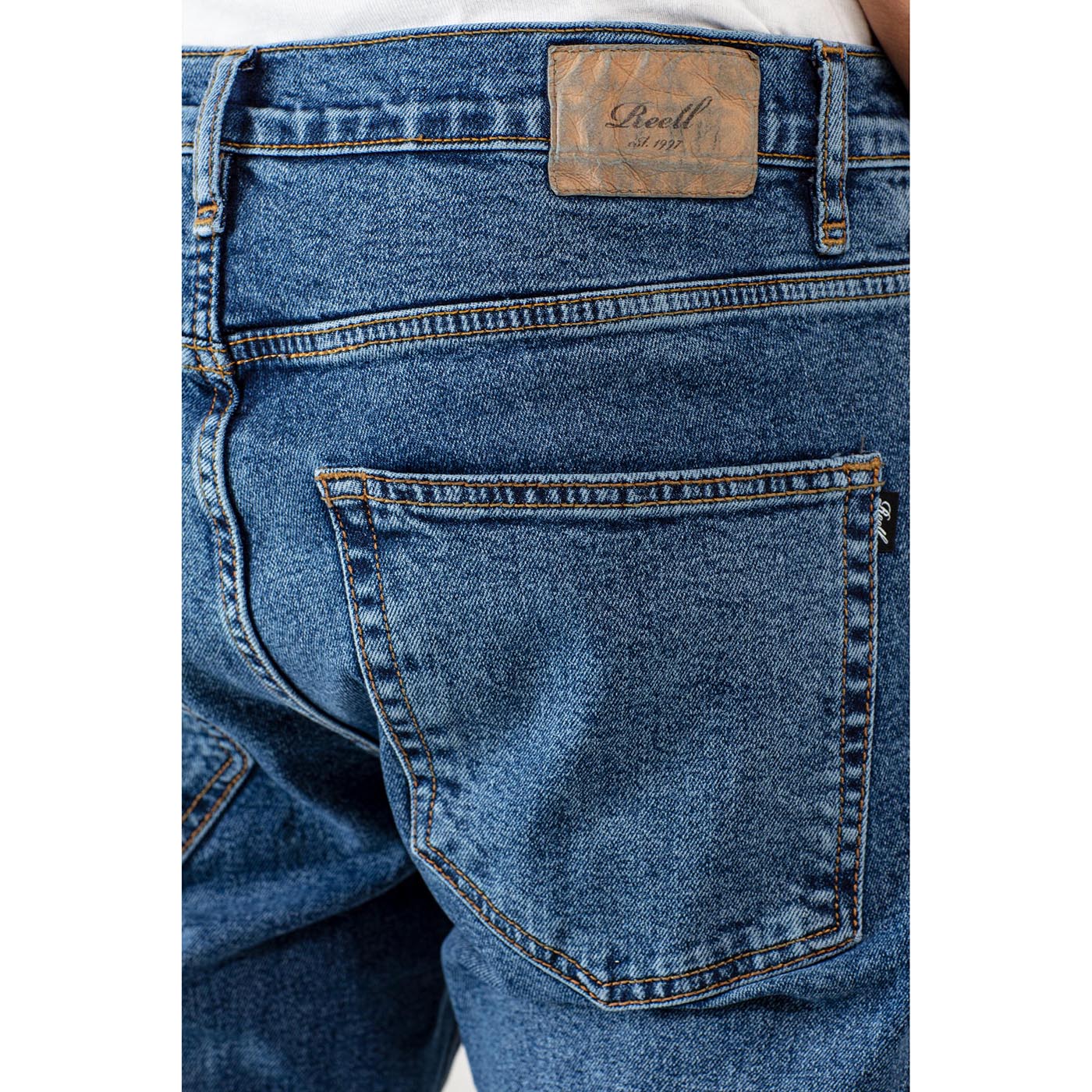 Reell Jeans Barfly Straight Fit Jeans Retro Mid Blue