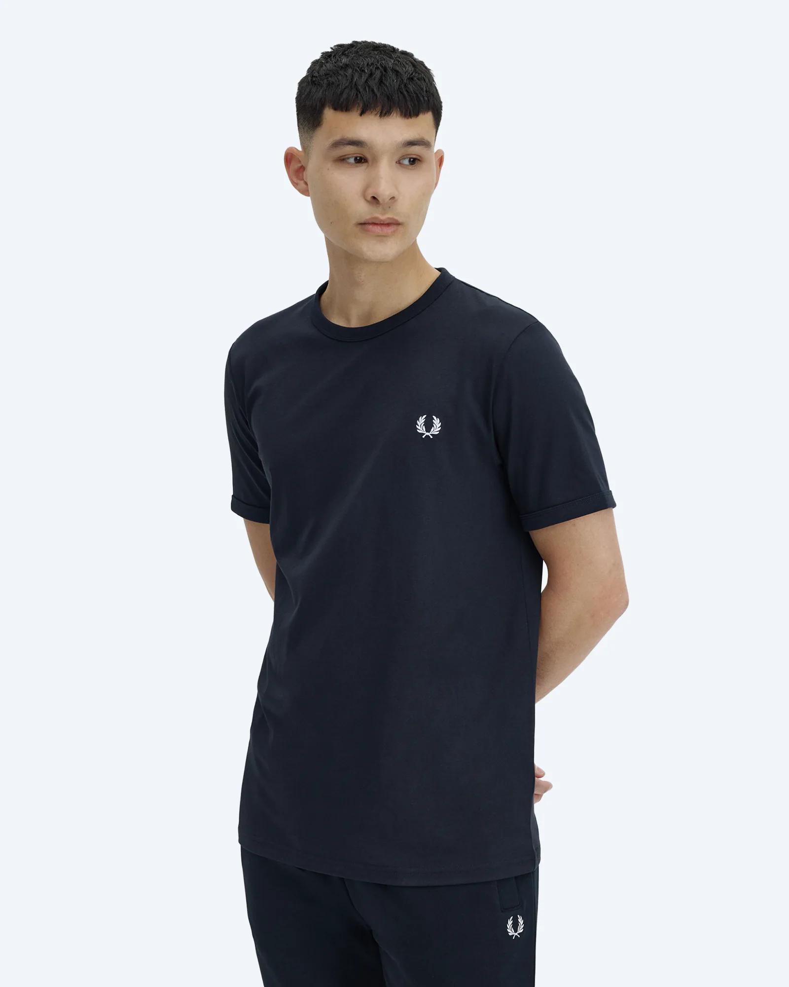 Fred Perry Ringer T-Shirt Navy