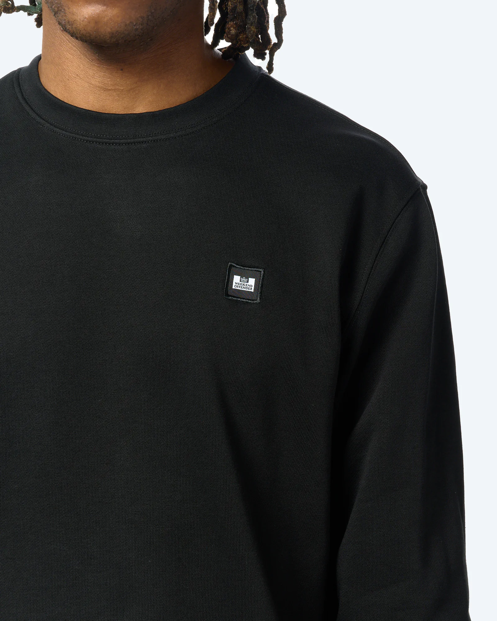Weekend Offender Ferrer Badge Sweatshirt Black