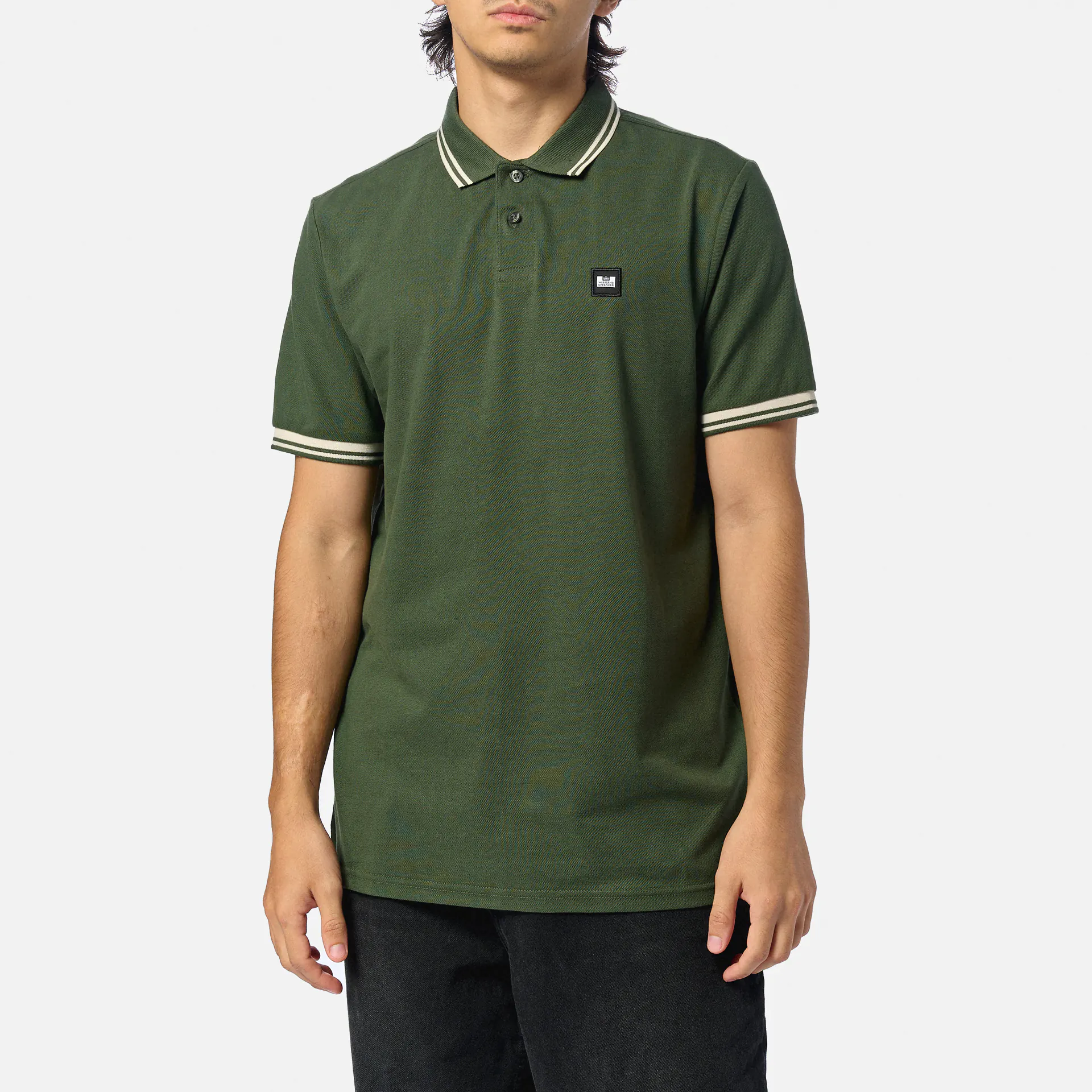 Weekend Offender Levanto Polo Shirt Black Forest/Calcium