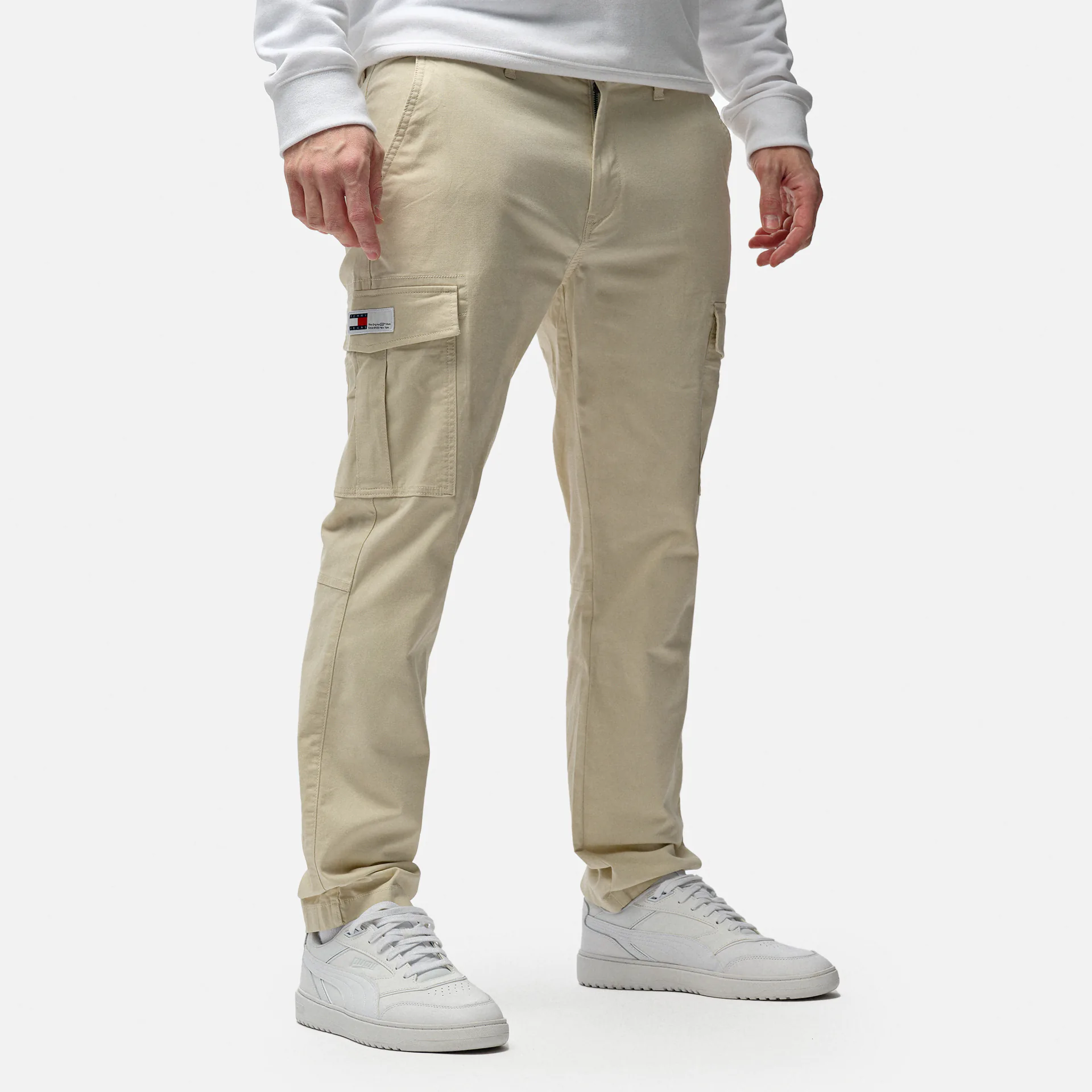 Tommy Jeans Austin Lightweight Cargo Newsprint