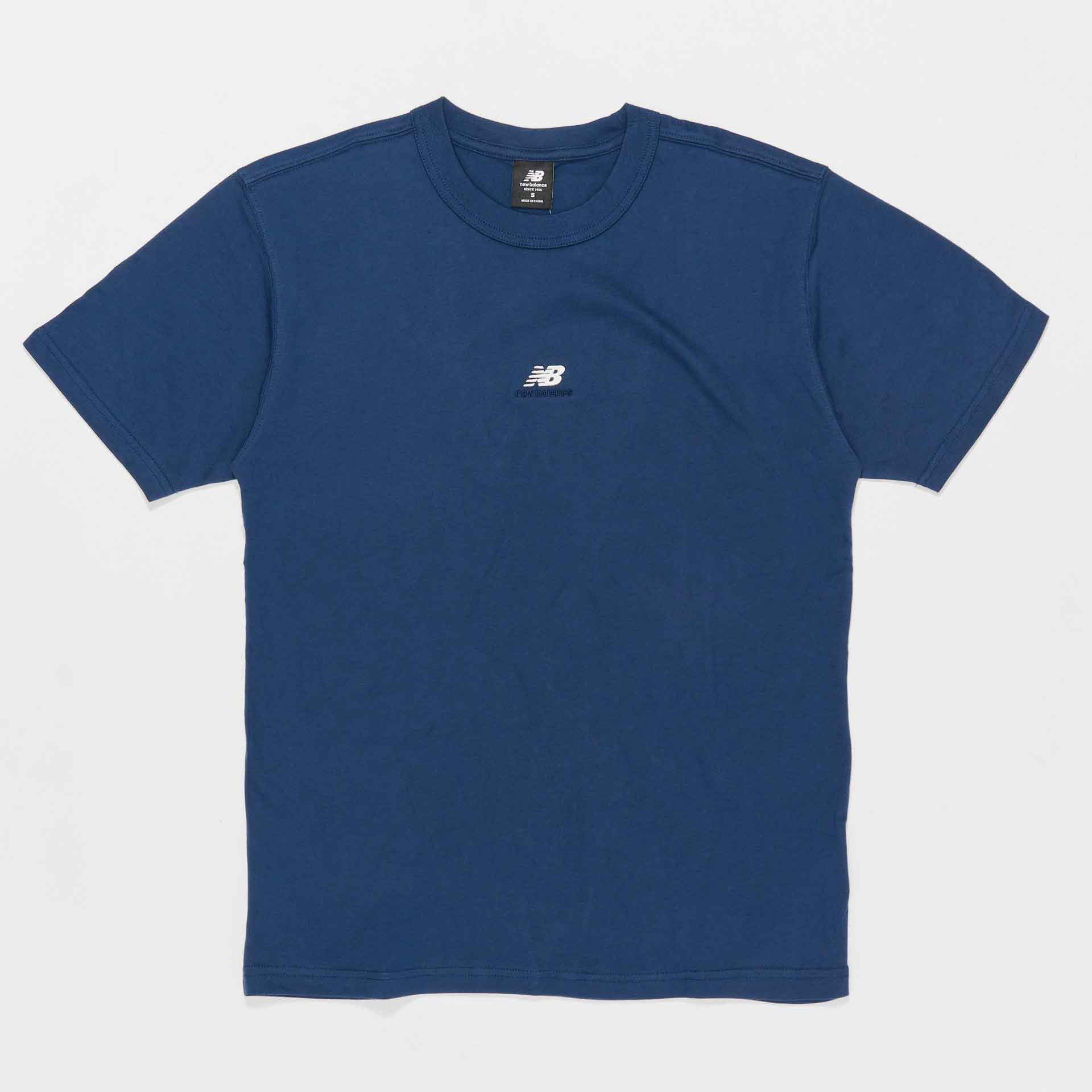 New Balance Sport Essentials Premium Cotton T-Shirt Navy