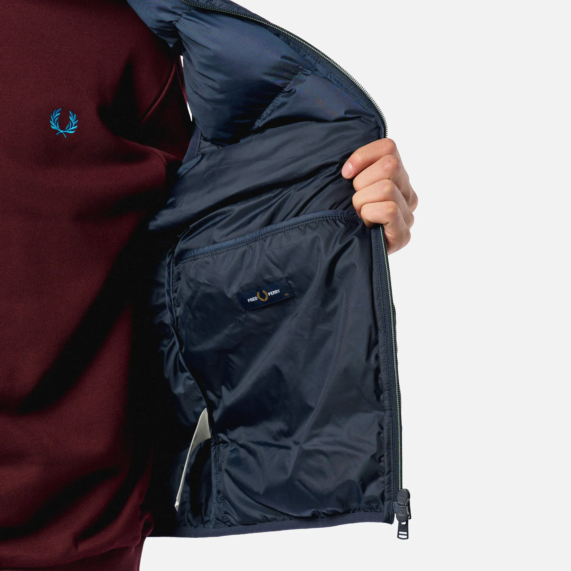 Fred Perry Insulated Gilet Dark Airforce