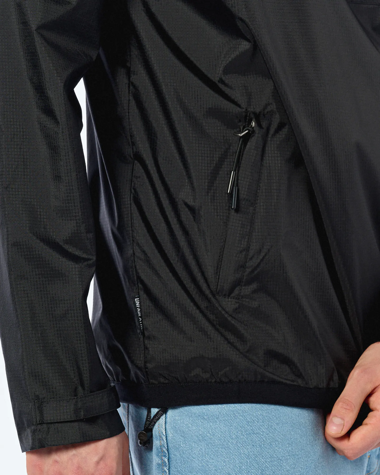Unfair Athletics Ripstop Halfzip Jacket Black