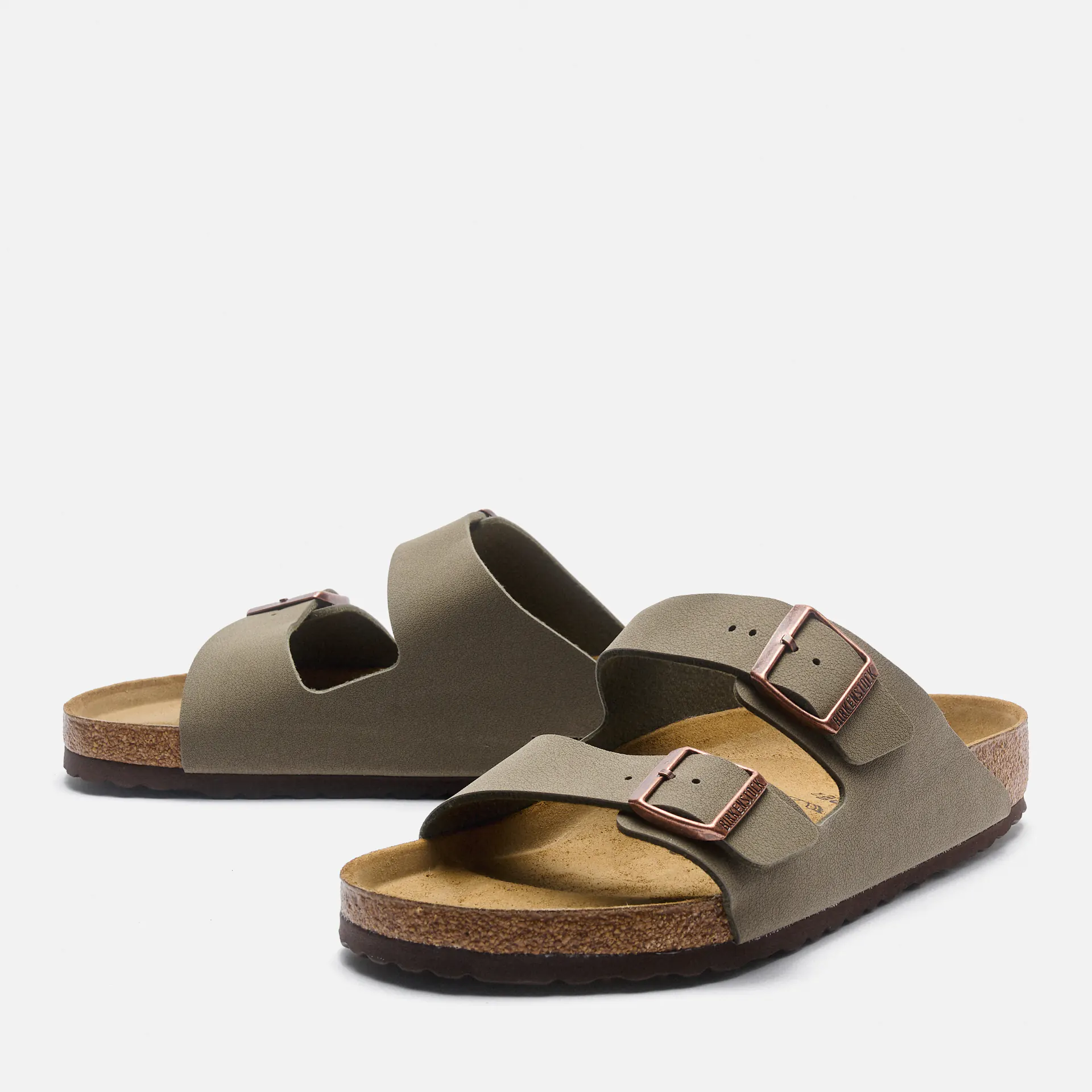Birkenstock Arizona Birko-Flor Sandals Stone