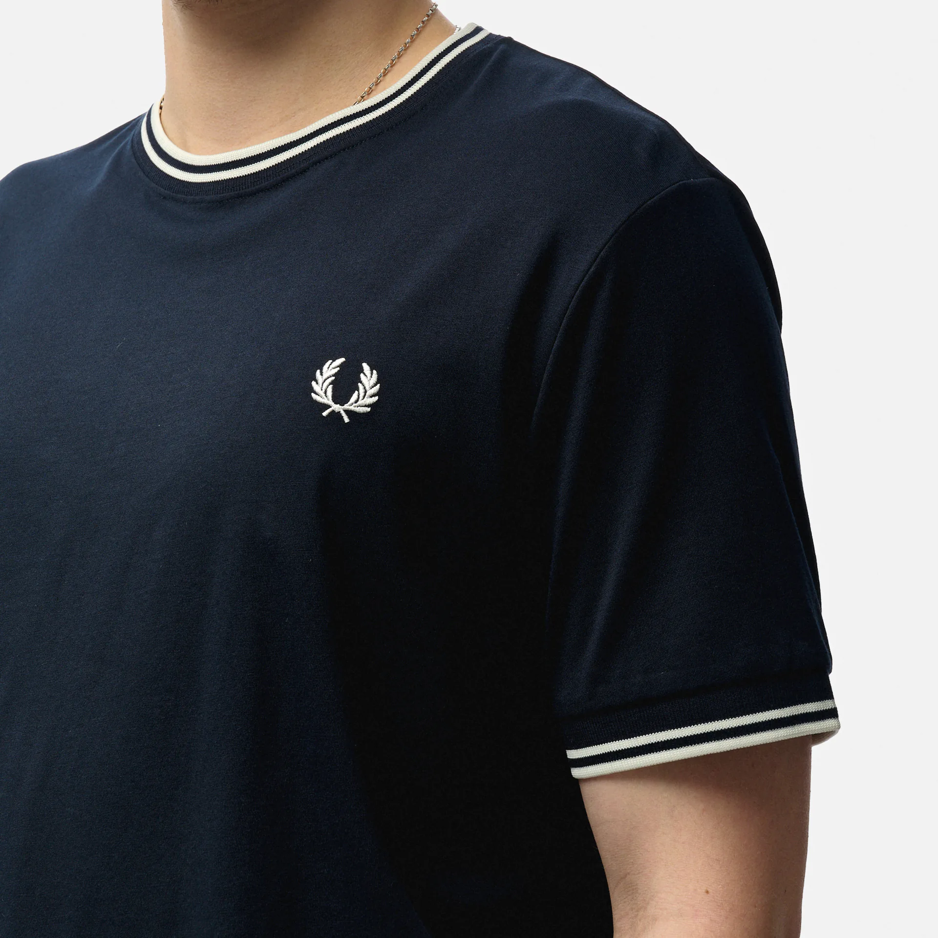 Fred Perry Twin Tipped T-Shirt Navy