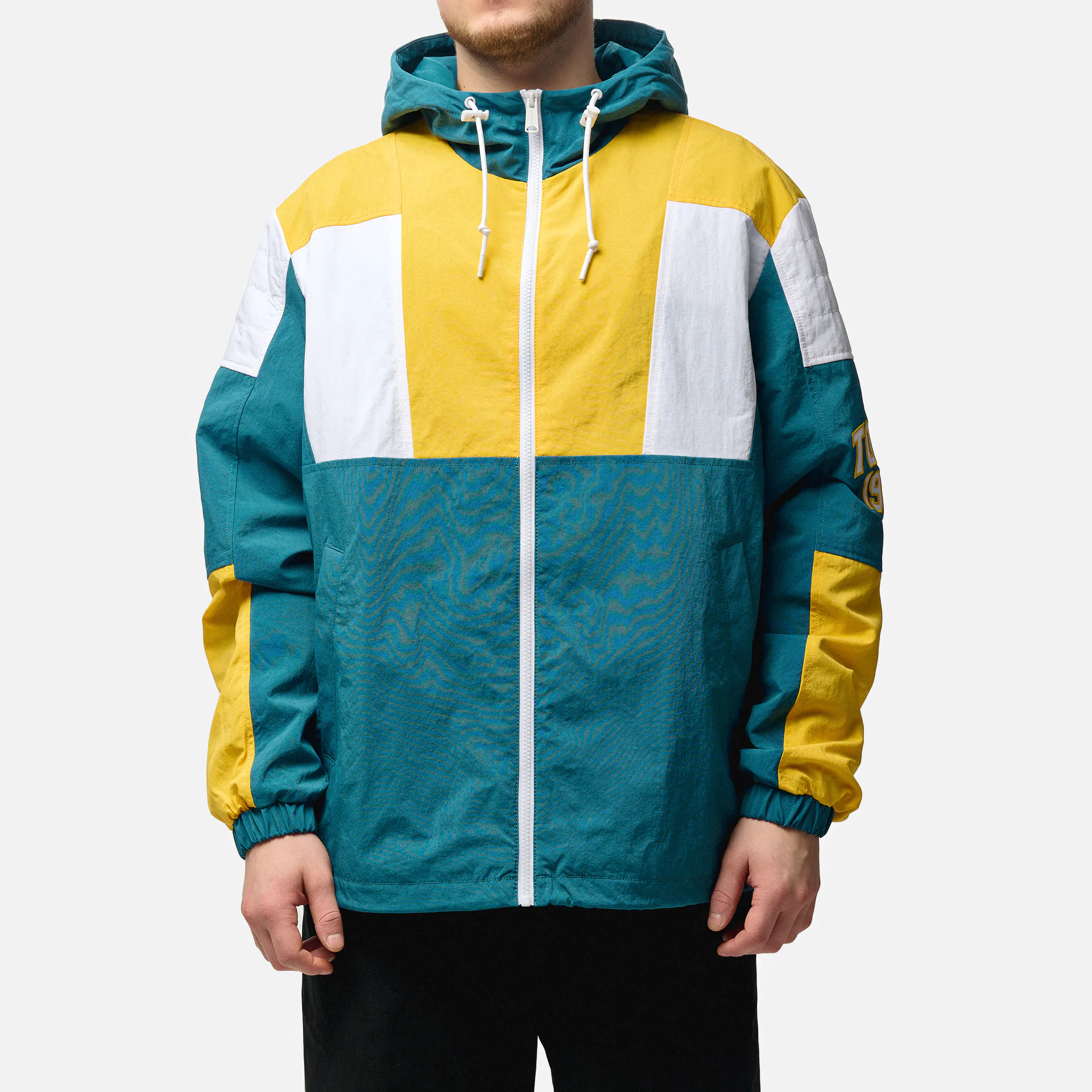 Tommy Jeans Colorblock Retro Jacket Timeless Teal/Multi