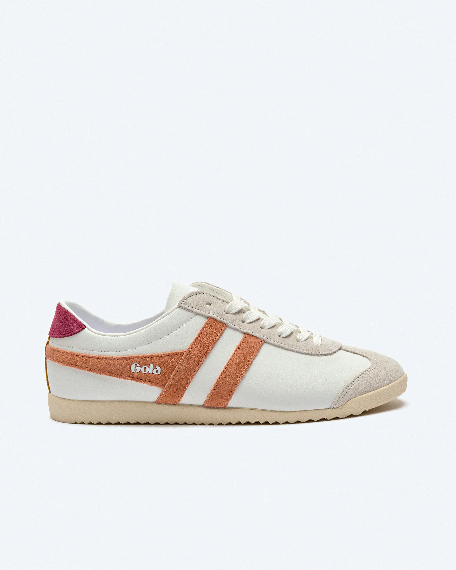 Gola Bullet Pure Sneaker White/Terracotta/Cerise Gola Bullet Pure Sneaker White/Terracotta/Cerise