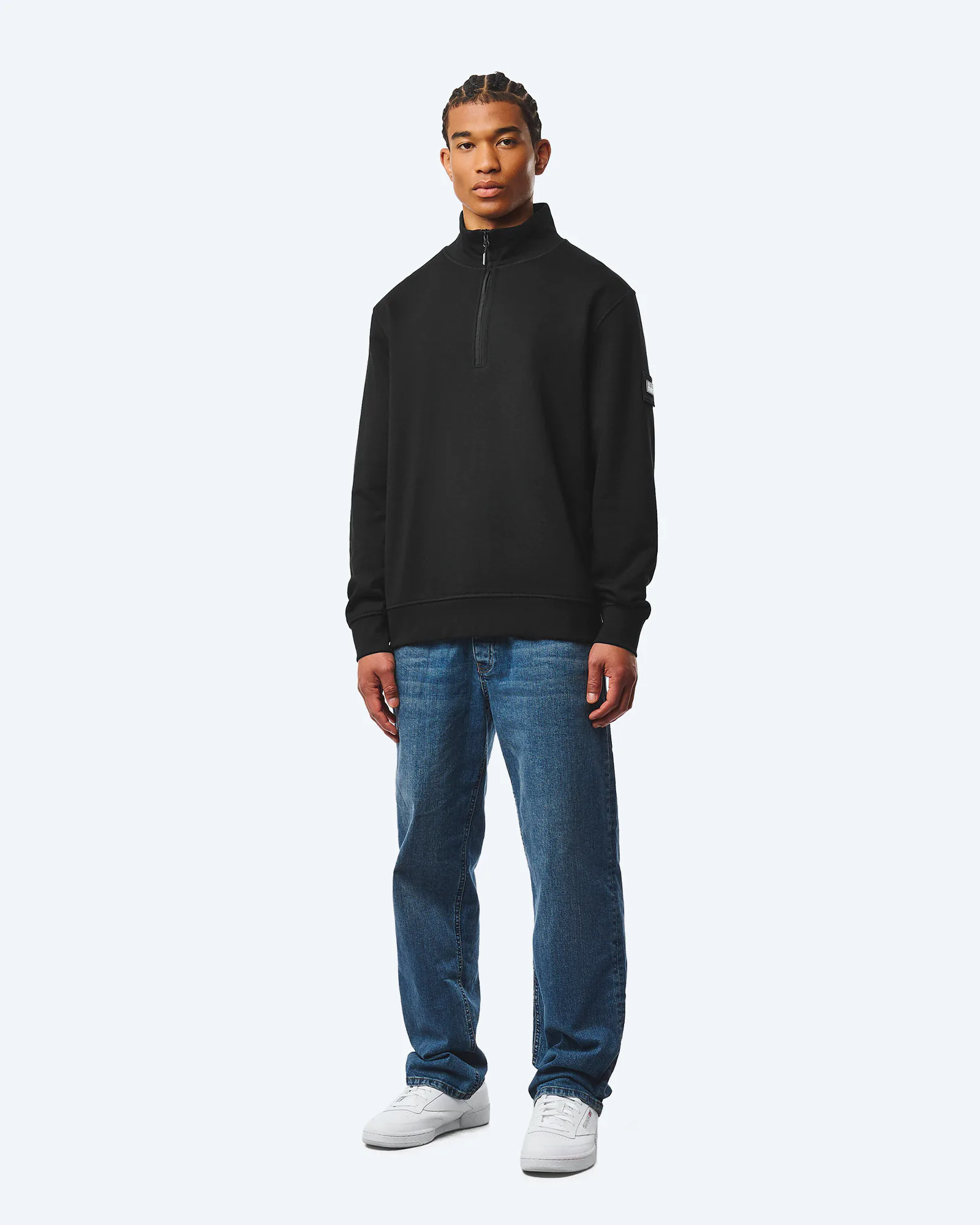 Kraviz 1/4 Zip Sweater Black