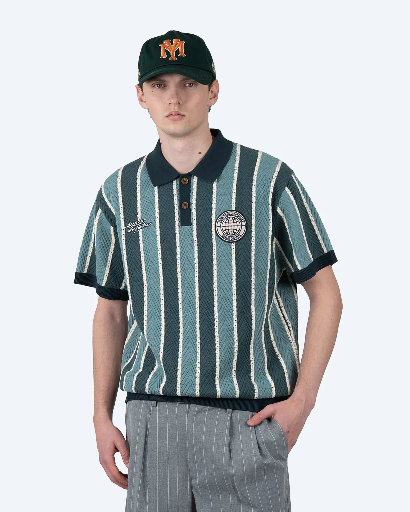 Court Knit Polo Green