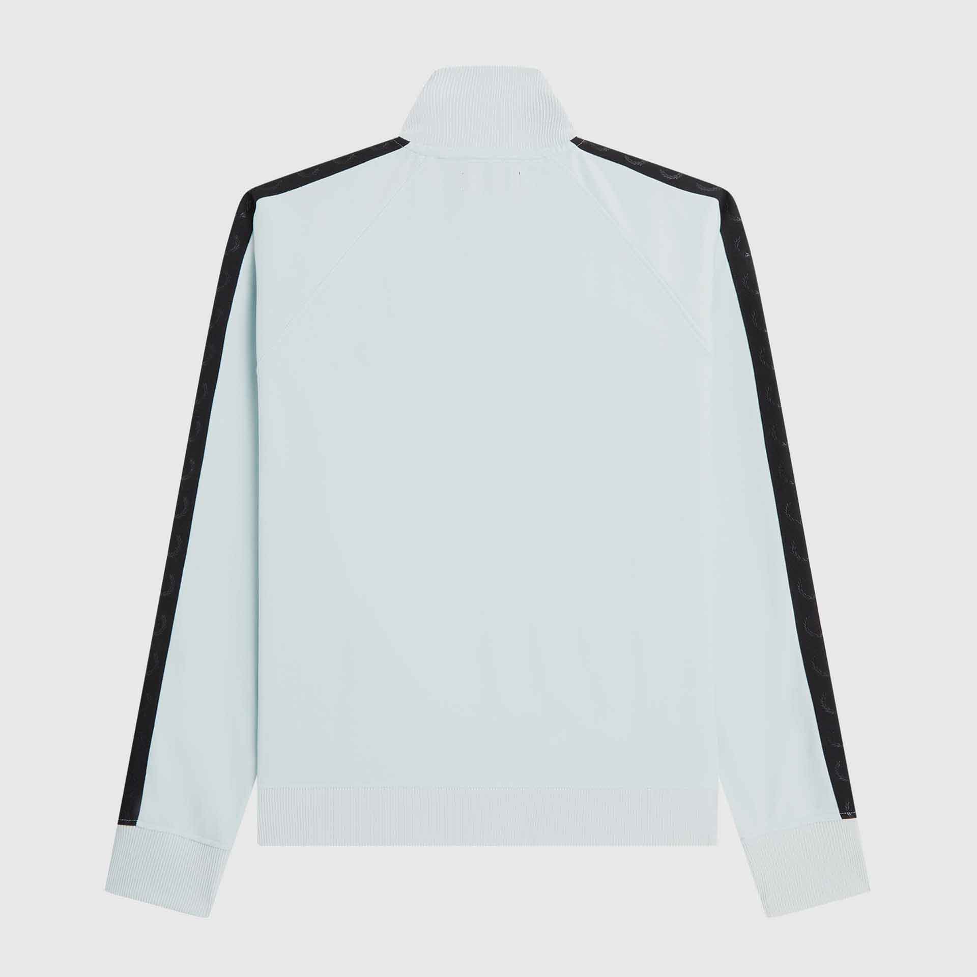 Fred Perry Tonal Tape Track Jacket Light Ice/Black