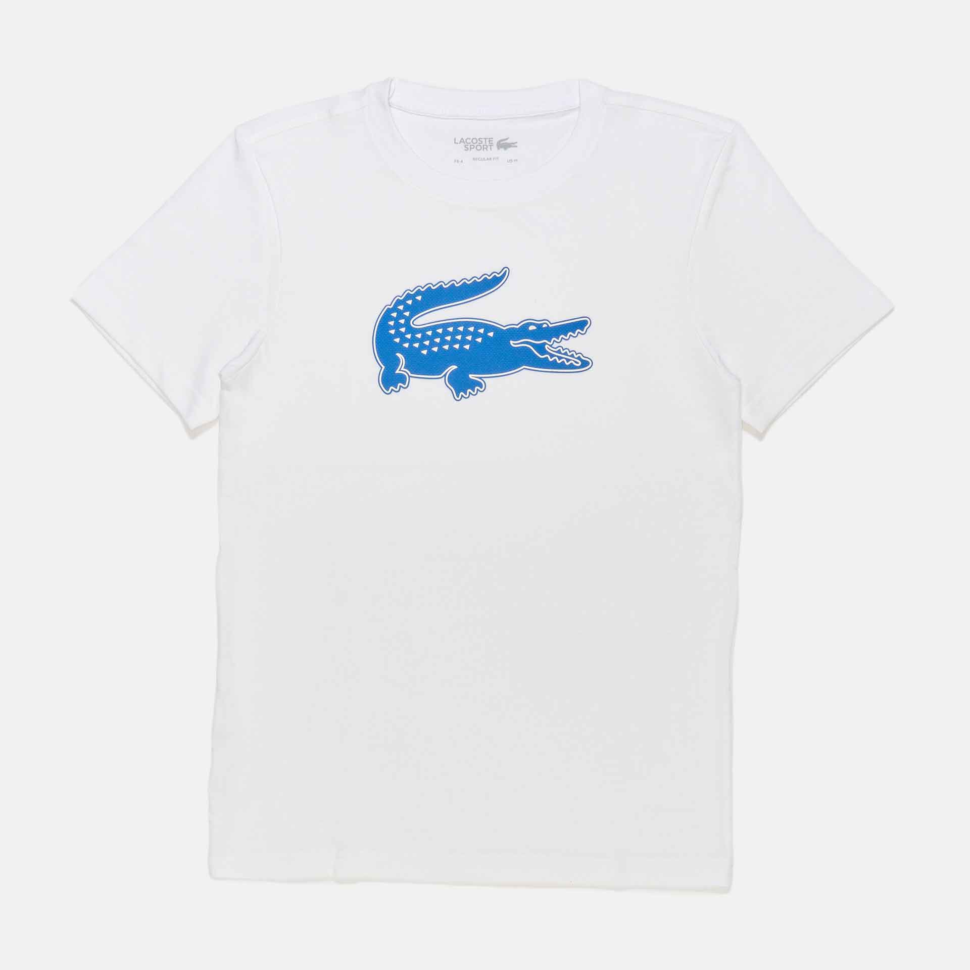 Lacoste 3D Croco T-Shirt White/Kingdom