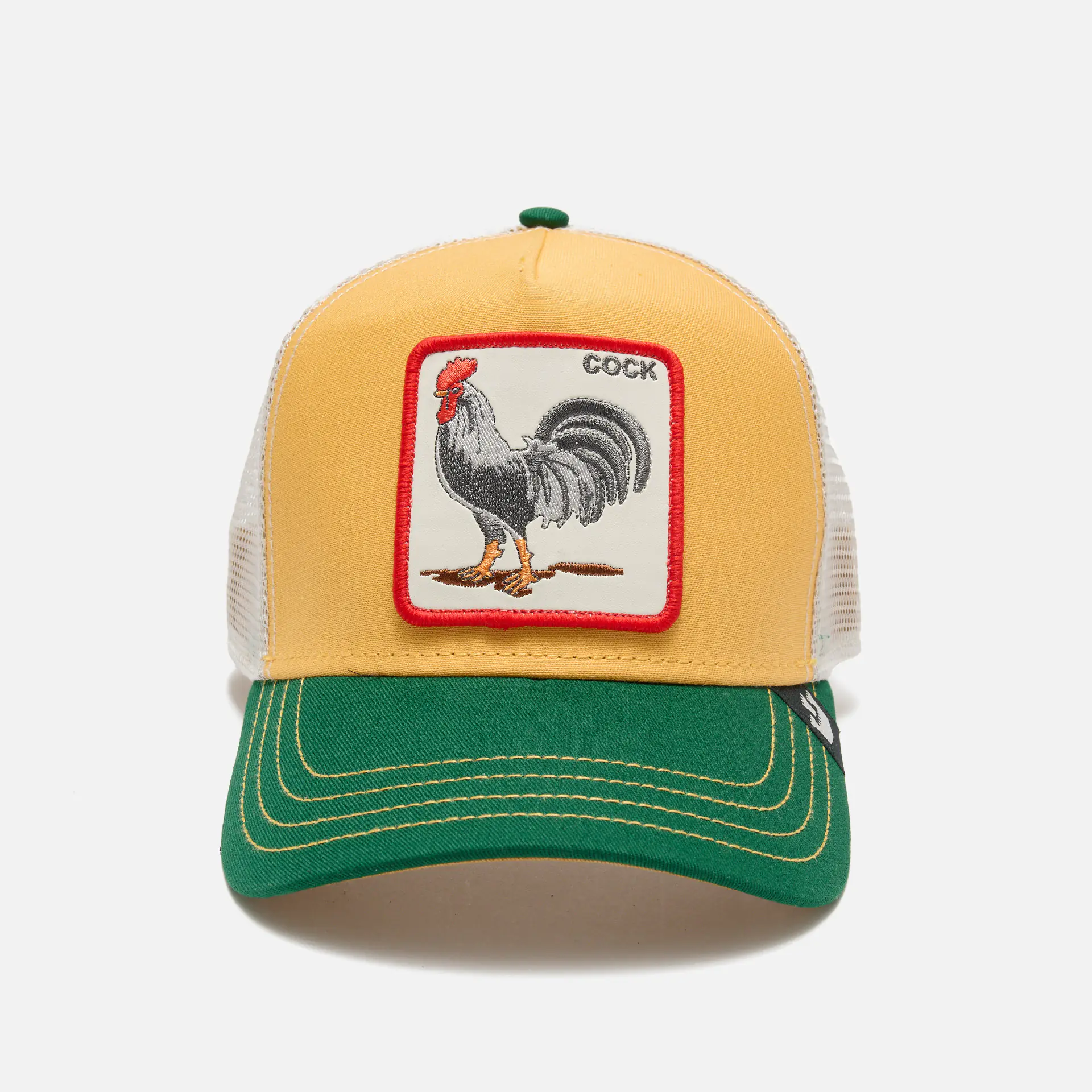 Goorin Bros The Cock Baseball Trucker Cap Yellow