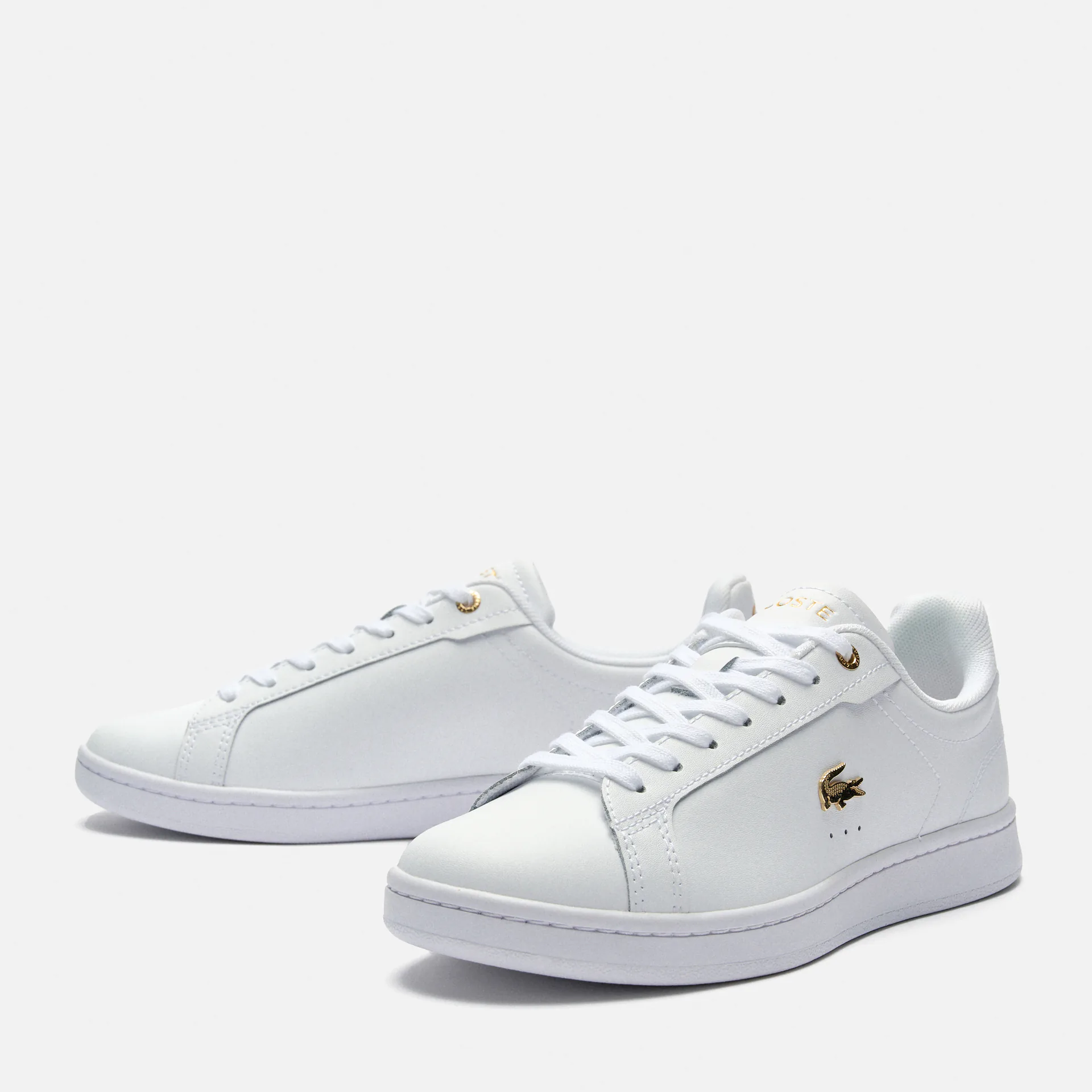 Lacoste Carnaby Pro Leather Sneaker White/Gold