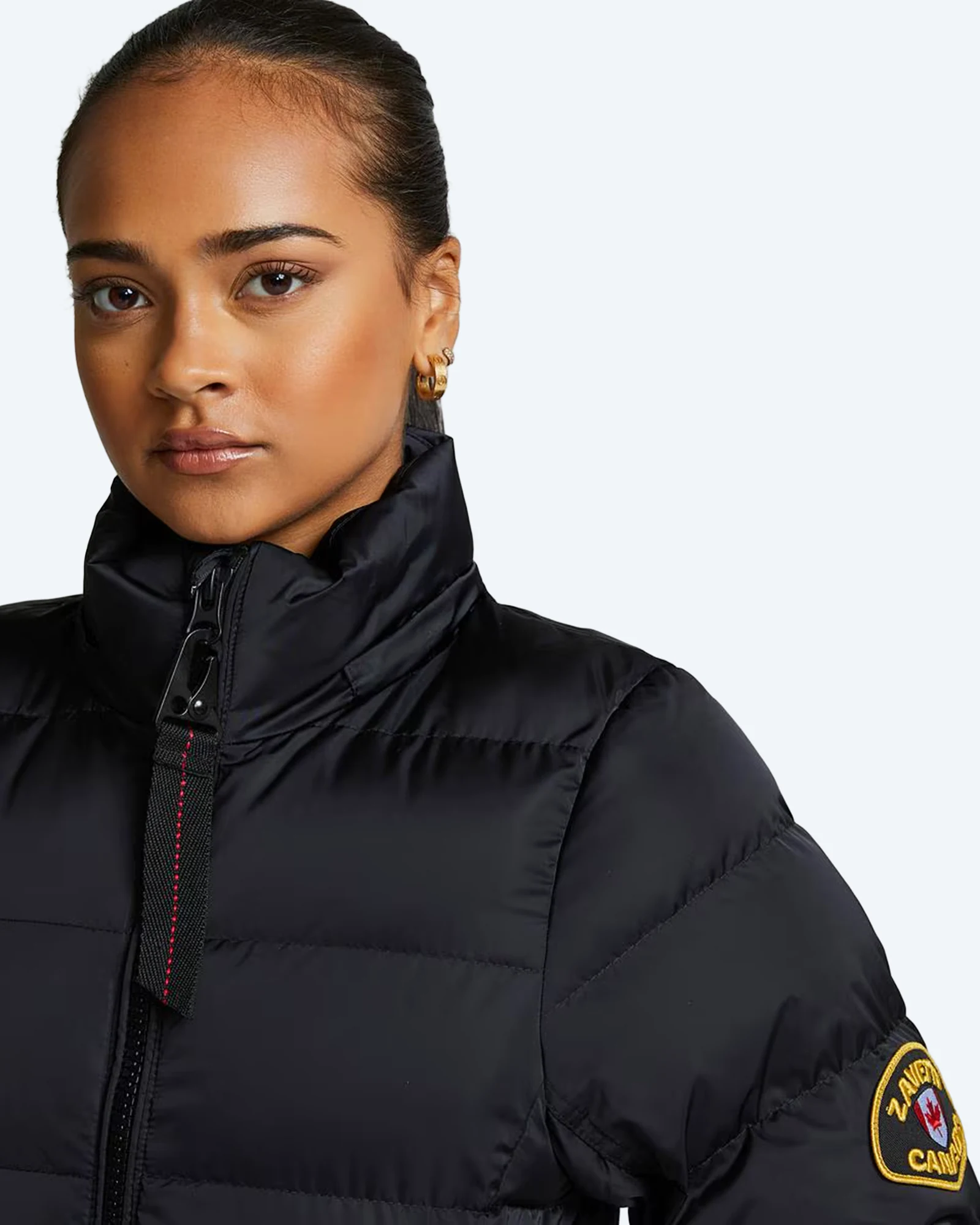 Zavetti Canada Virna Slimline Puffer Jacket Black