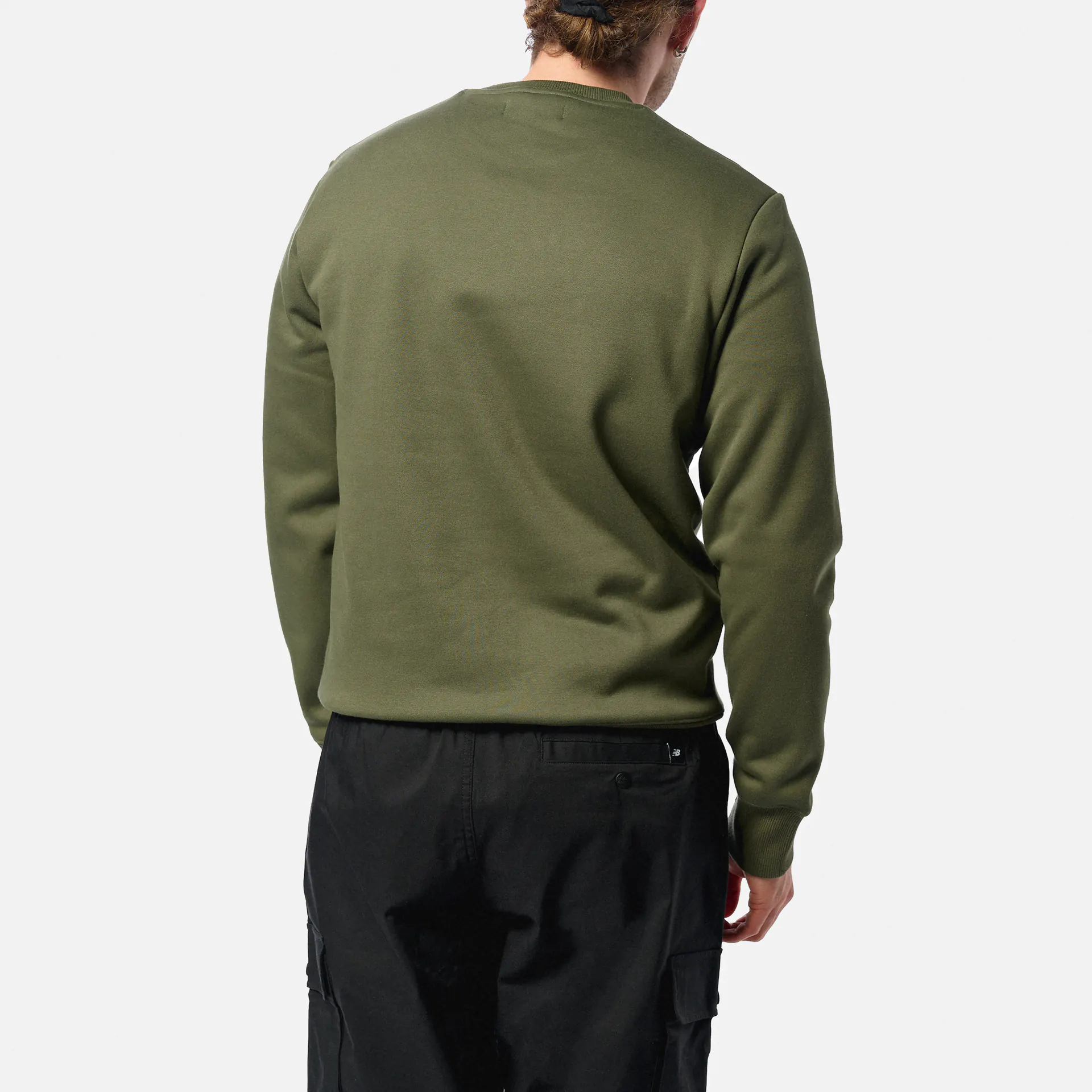 Fred Perry Embroidered Sweatshirt Laurel Wreath Green