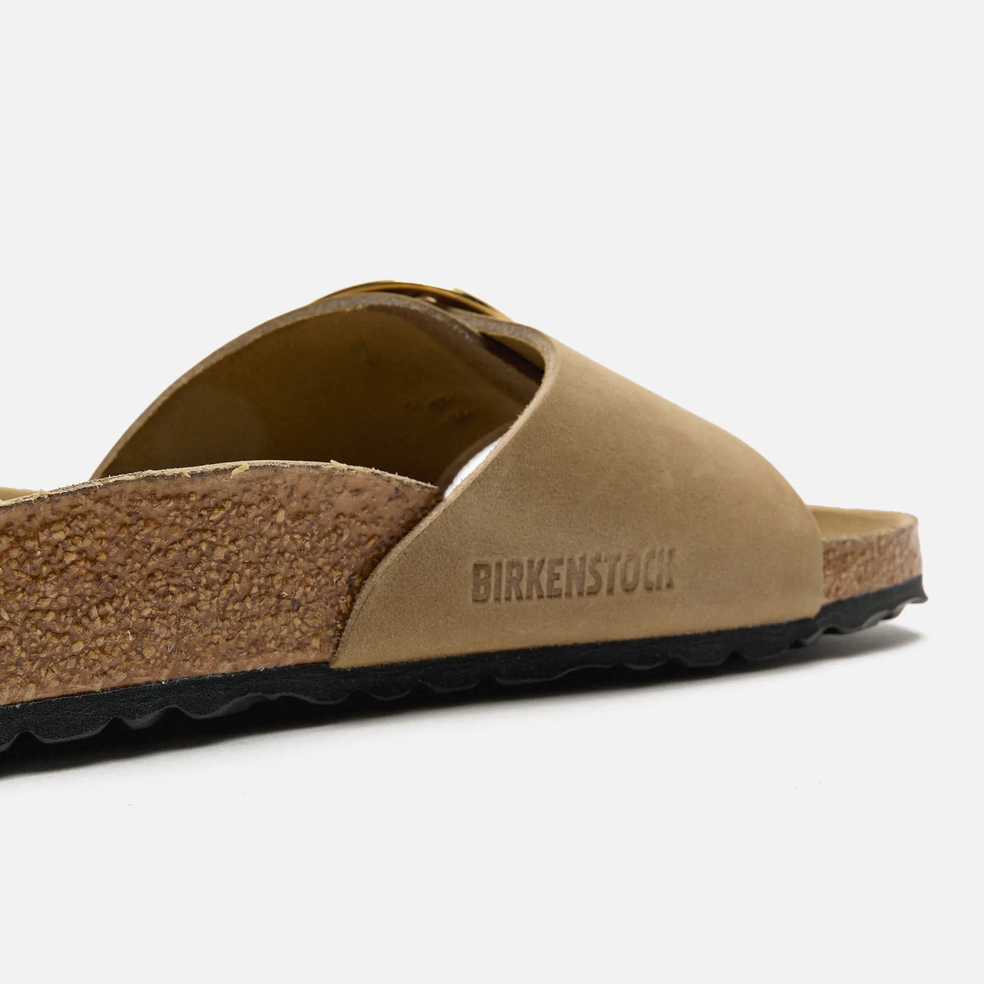 Birkenstock Madrid Big Buckle Natural Oiled Leather (Narrow Fit) Sandals Tobacco Brown