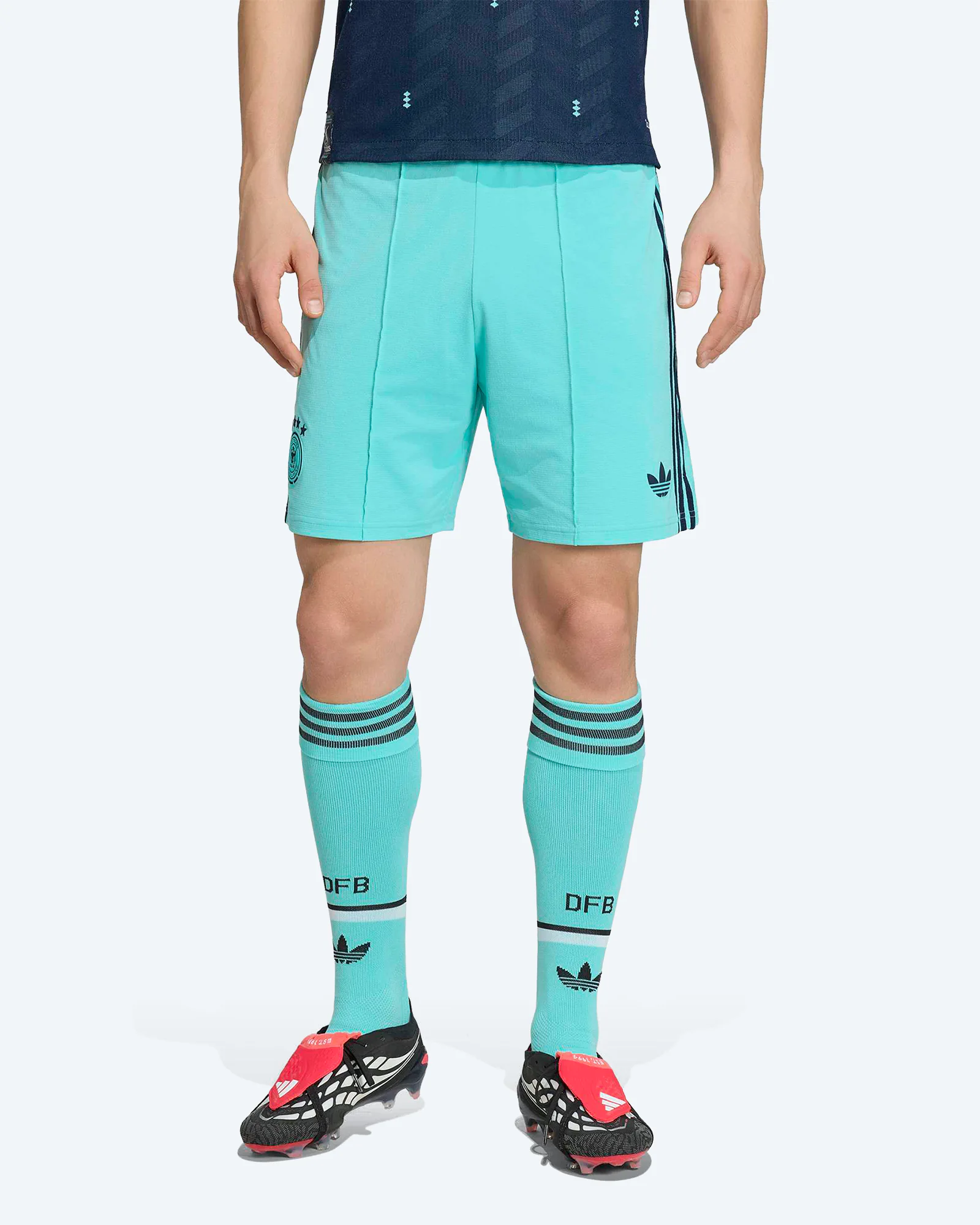DFB 26 Away Authentic Shorts Flash Aqua