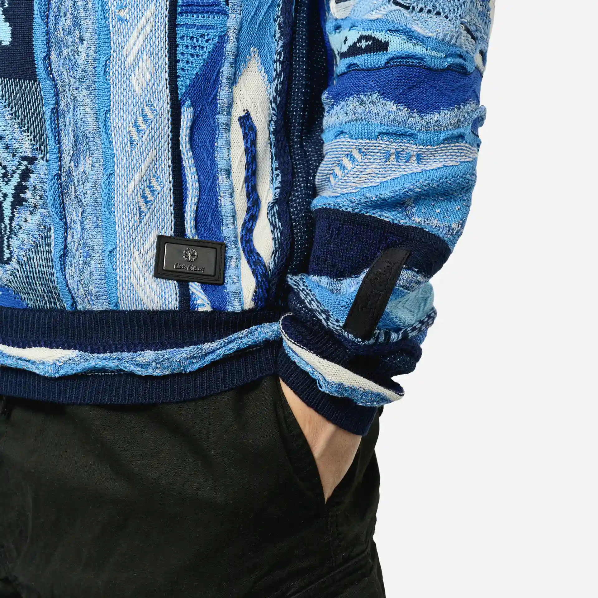 Carlo Colucci Knit Crewneck Blue Carlo Colucci Knit Crewneck Blue