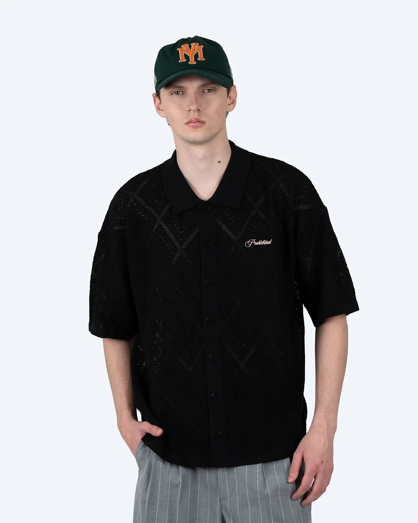 Silent Bay Lace Shirt Black