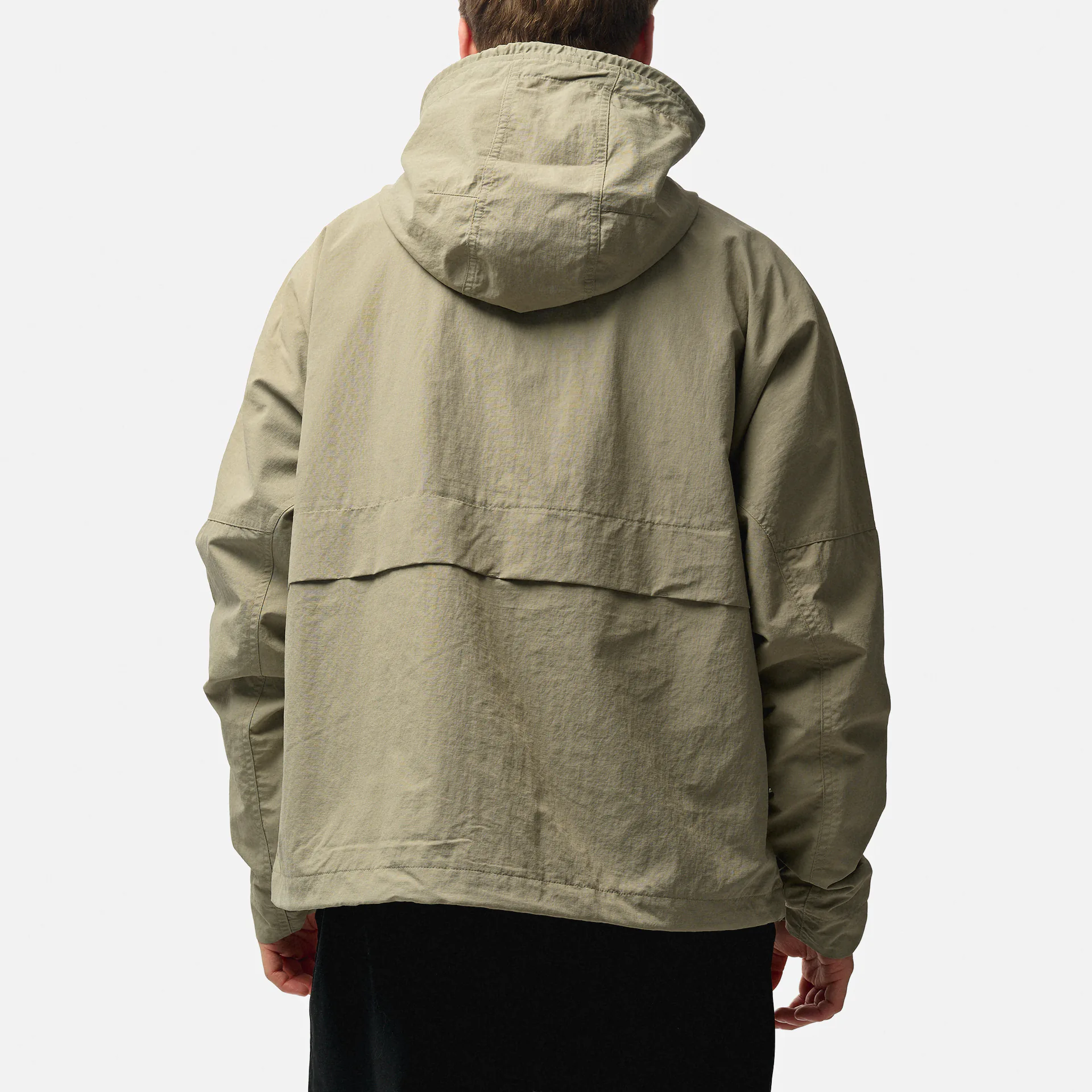 Fred Perry Cropped Parka Warm Grey