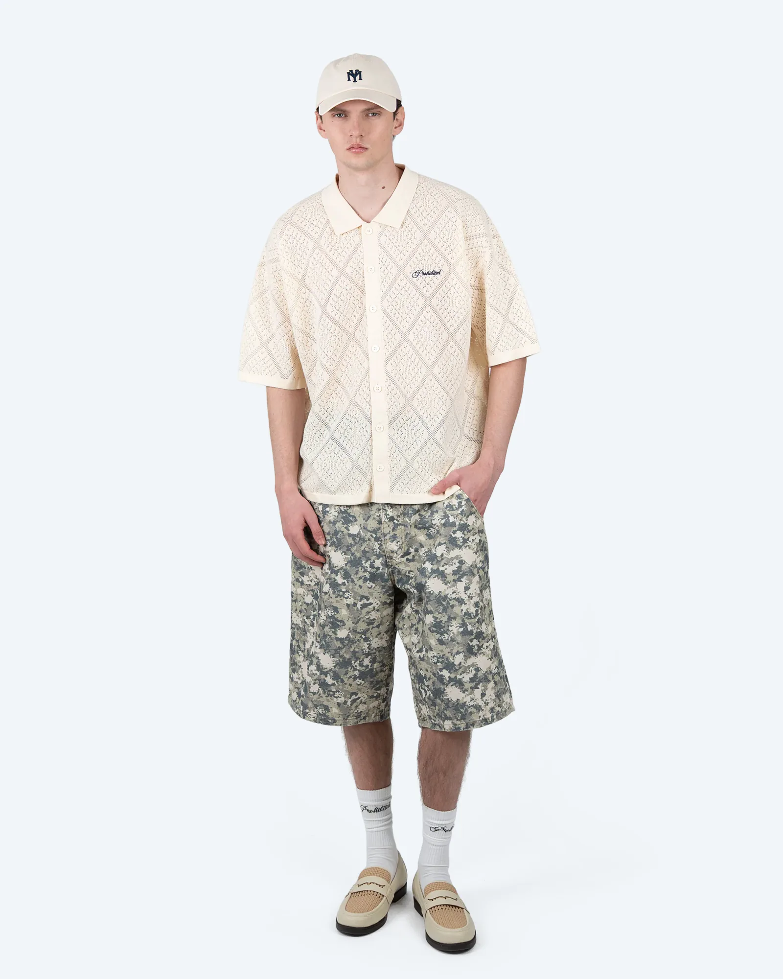 Silent Bay Lace Shirt White