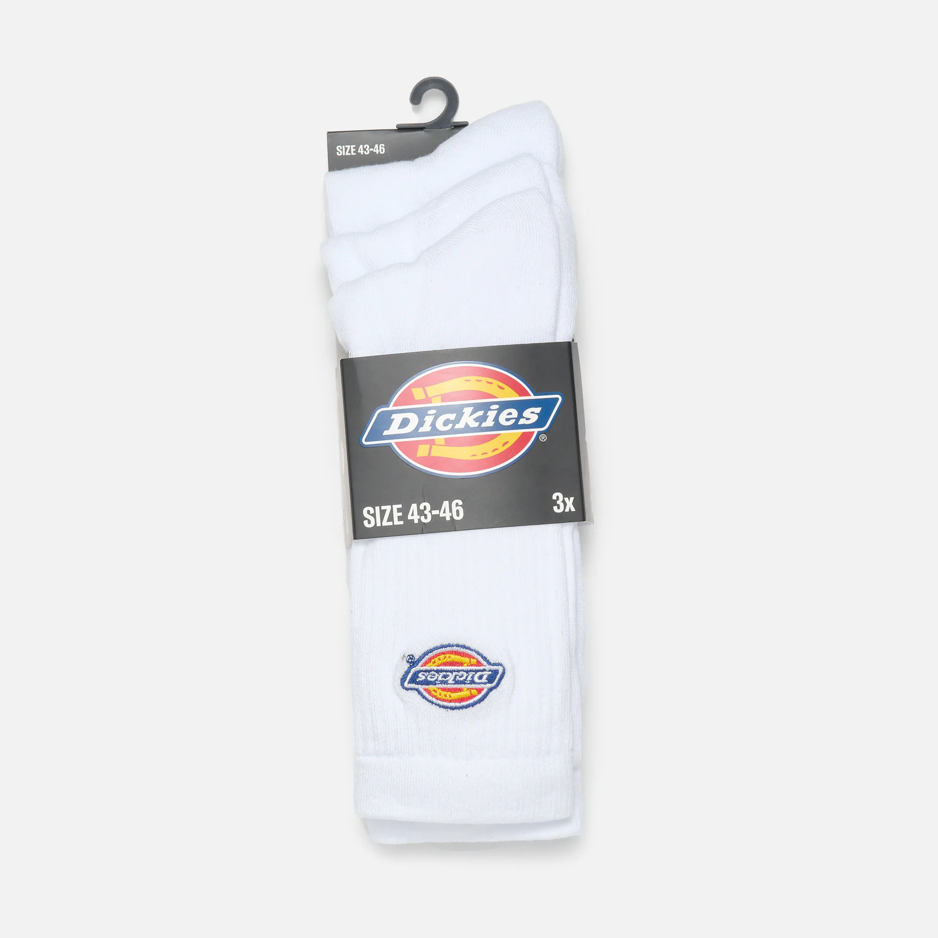 Dickies Valley Grove 3-Pack Socks White