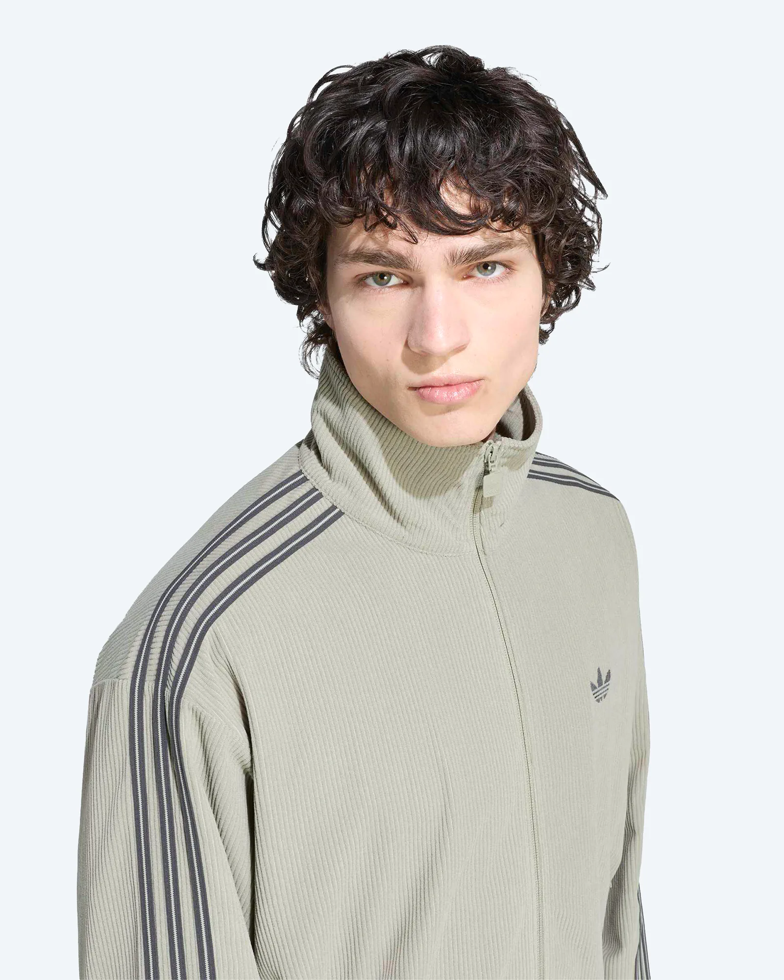 Firebird Corduroy Tracktop Silver Pebble