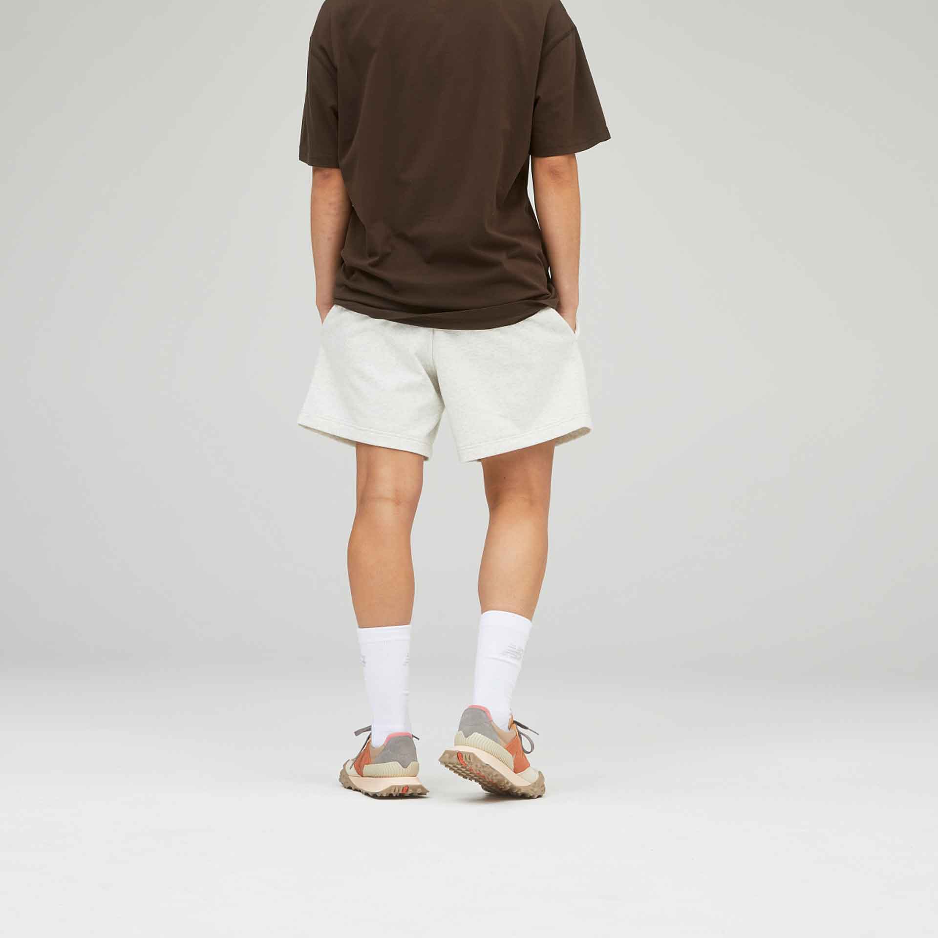 New Balance Unisex Essentials French Terry Short Sand Heather