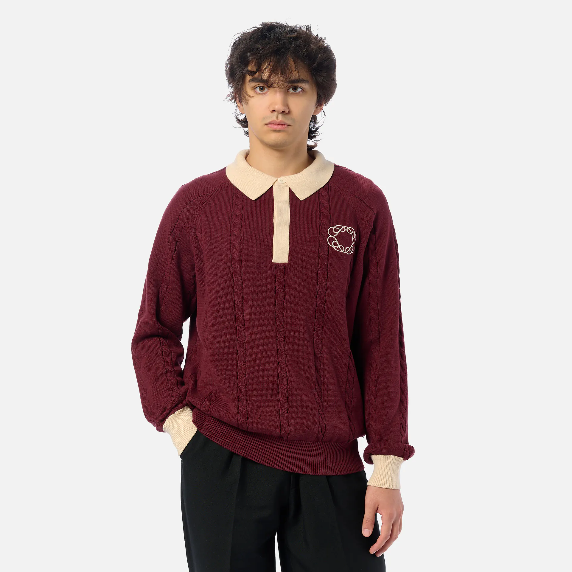 Prohibited Legacy Knitted Jersey Bordeaux