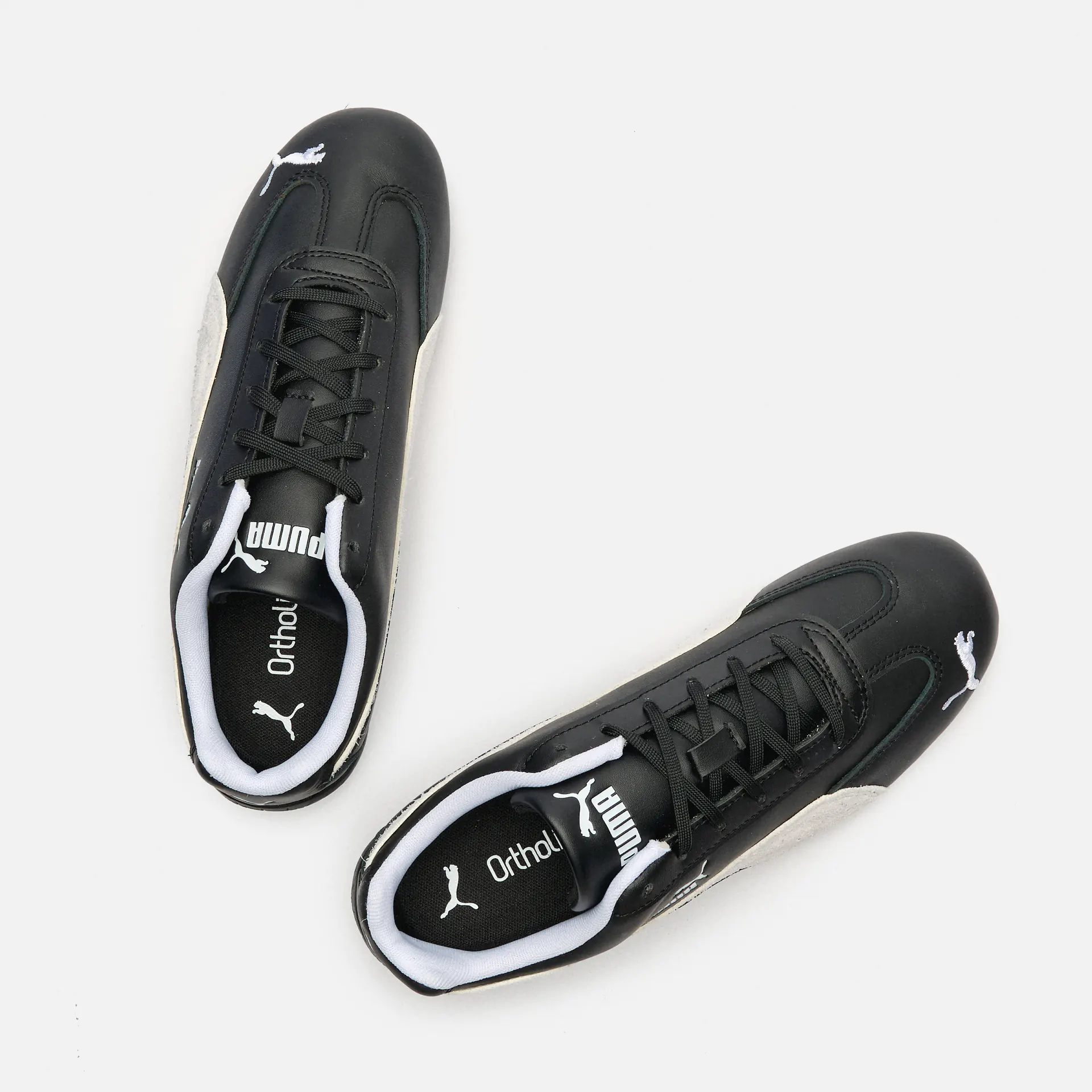 PUMA Speedcat Leather Sneakers Black/White