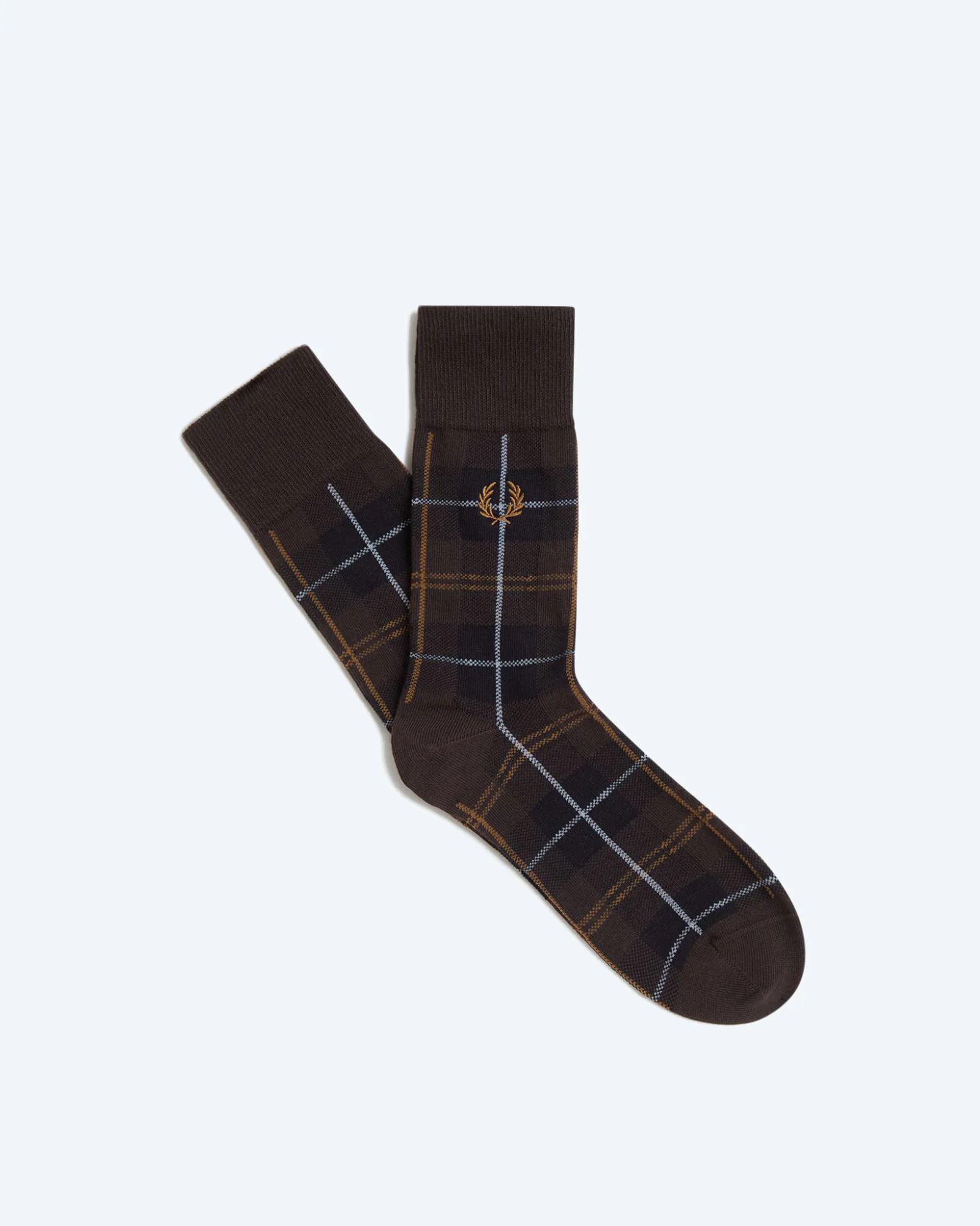 Tartan Sock Rich Brown