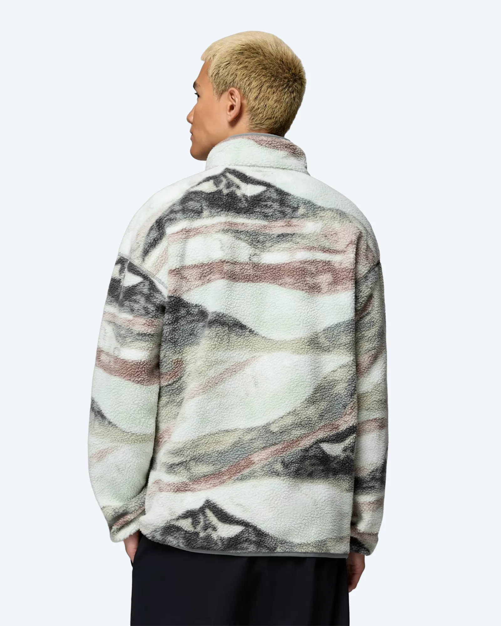 Helvetia™ II Printed Half Snap Fleece Sedona Sage Sum