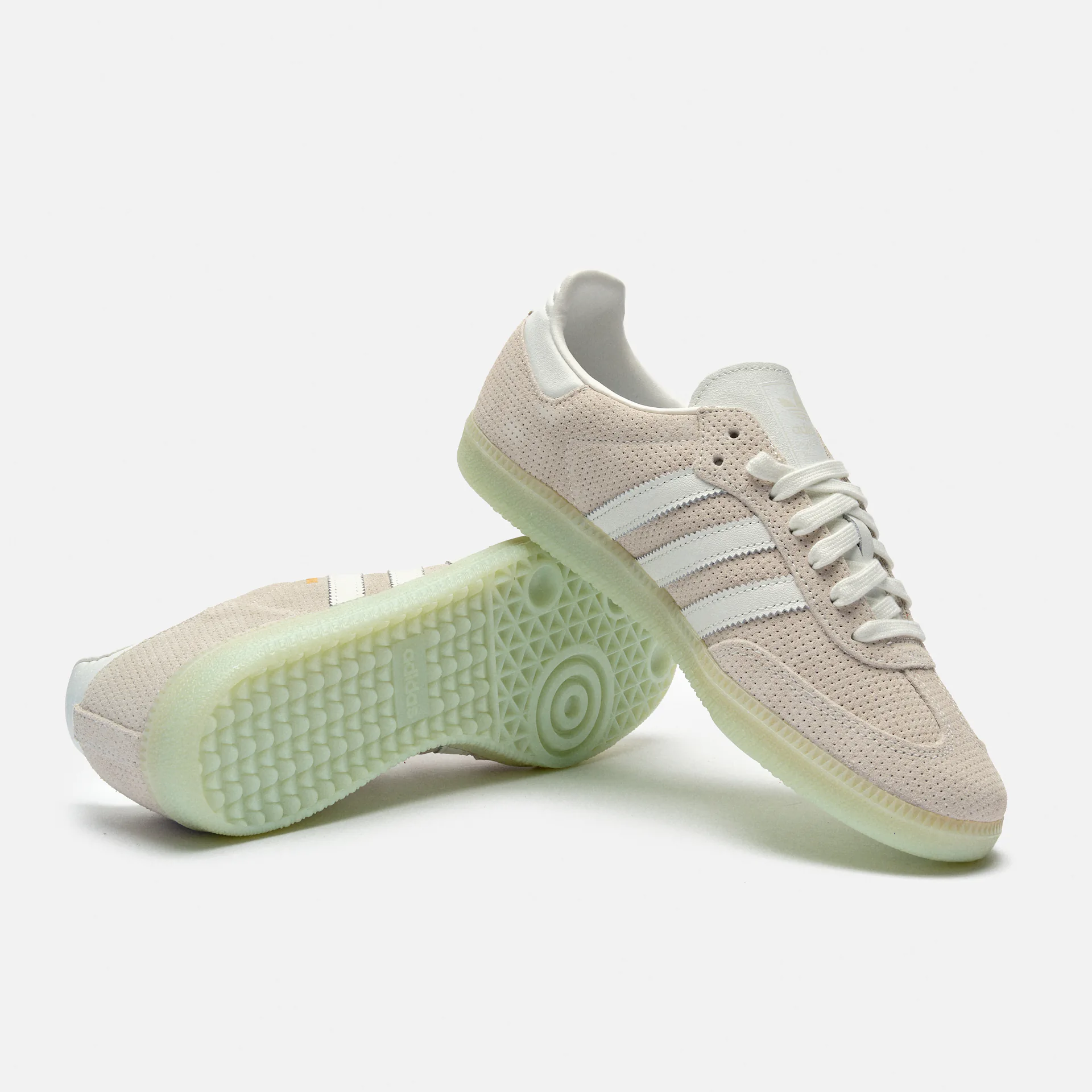 adidas Originals Samba OG Sneaker Core White/Core White/Almost Blue
