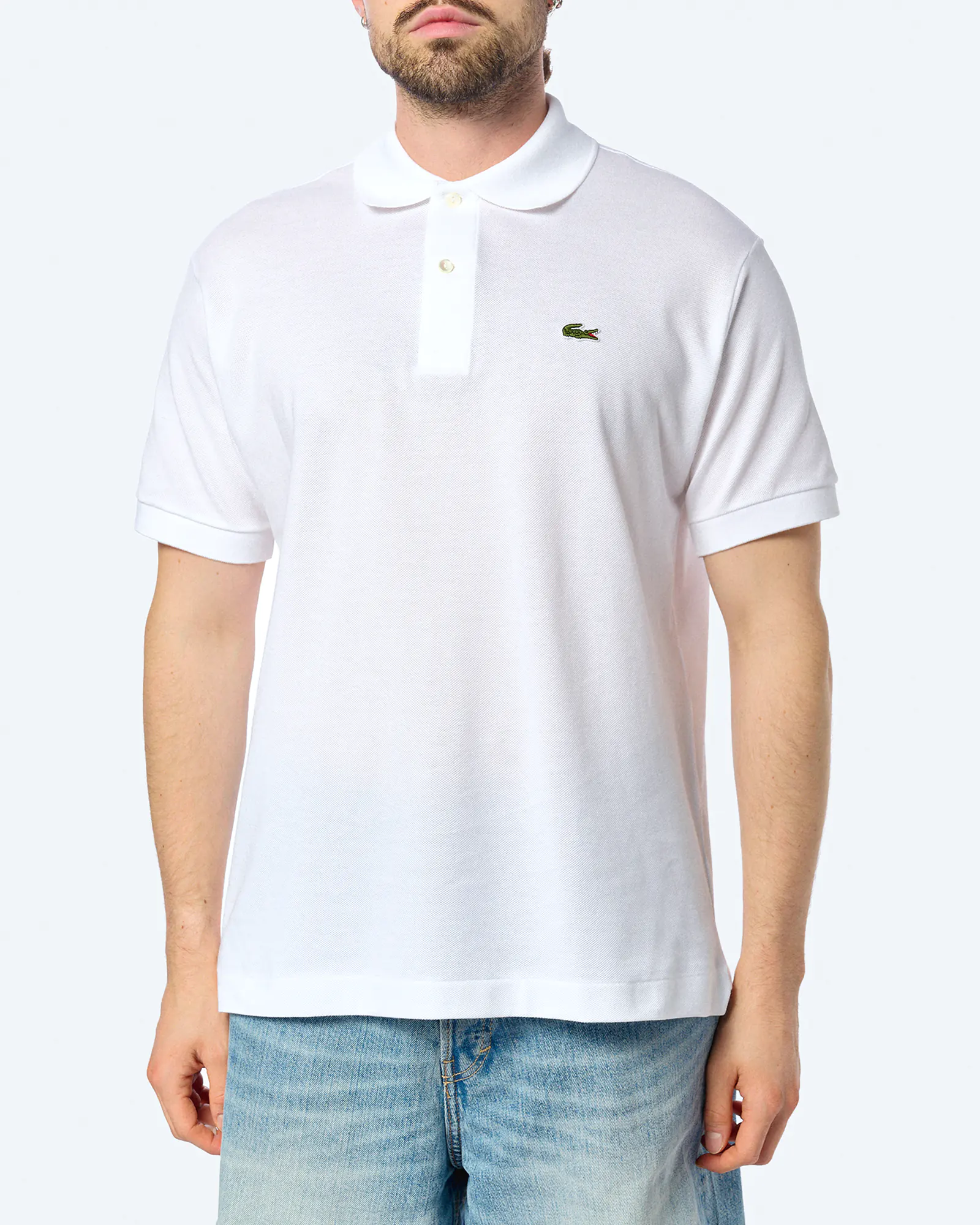 Lacoste Classic Fit Piqué Poloshirt White