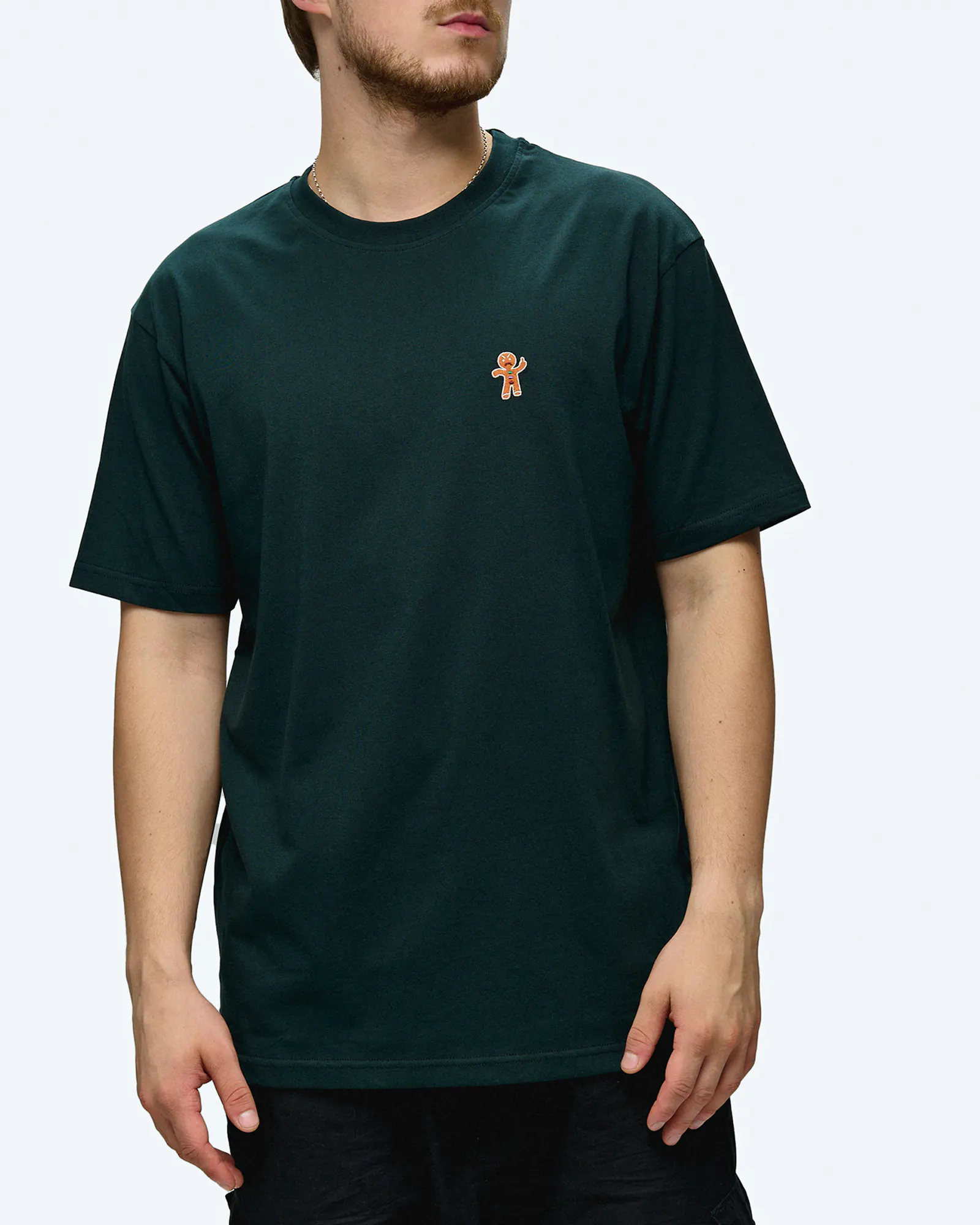 Iriedaily Cookieman Embroidered T-Shirt Nightforest Iriedaily Cookieman Embroidered T-Shirt Nightforest