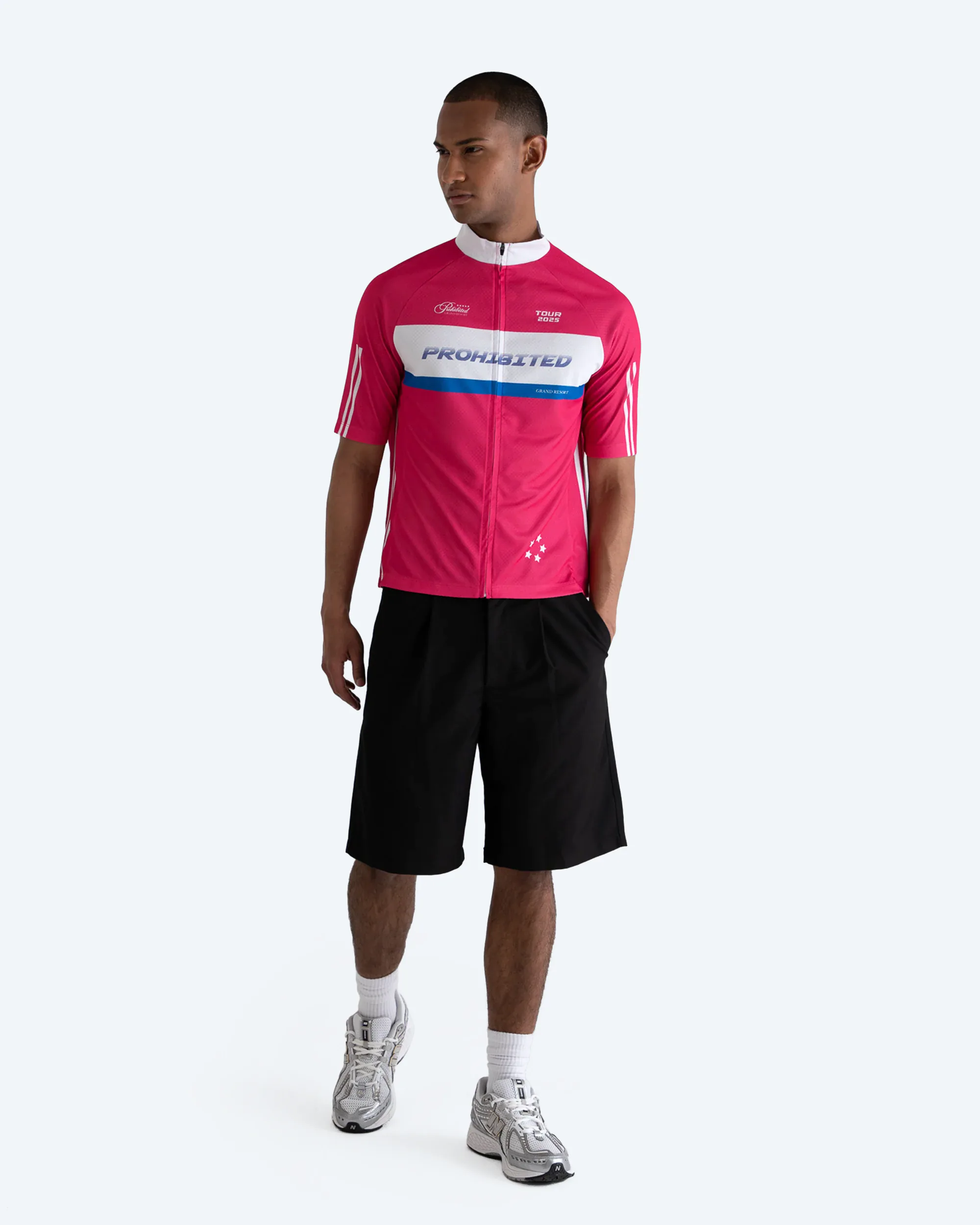 Prohibited Pleated Shorts Black