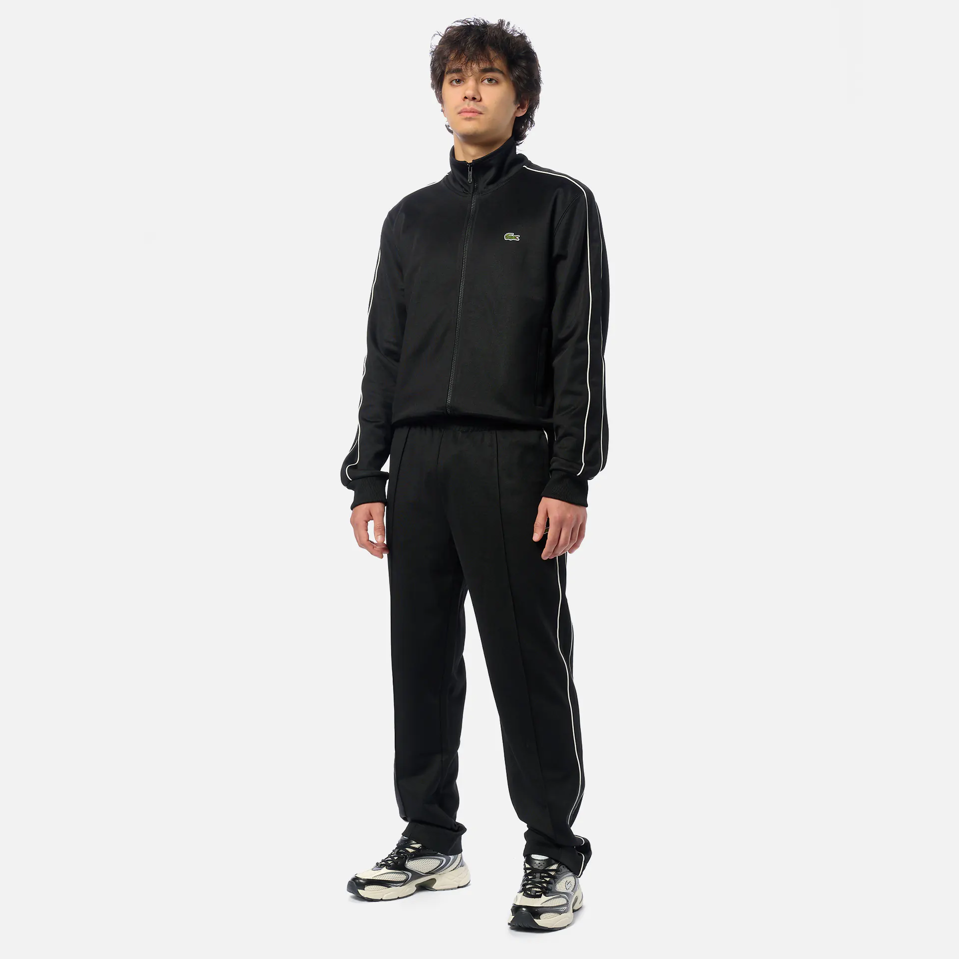 Lacoste Paris Piqué Track Pant Black