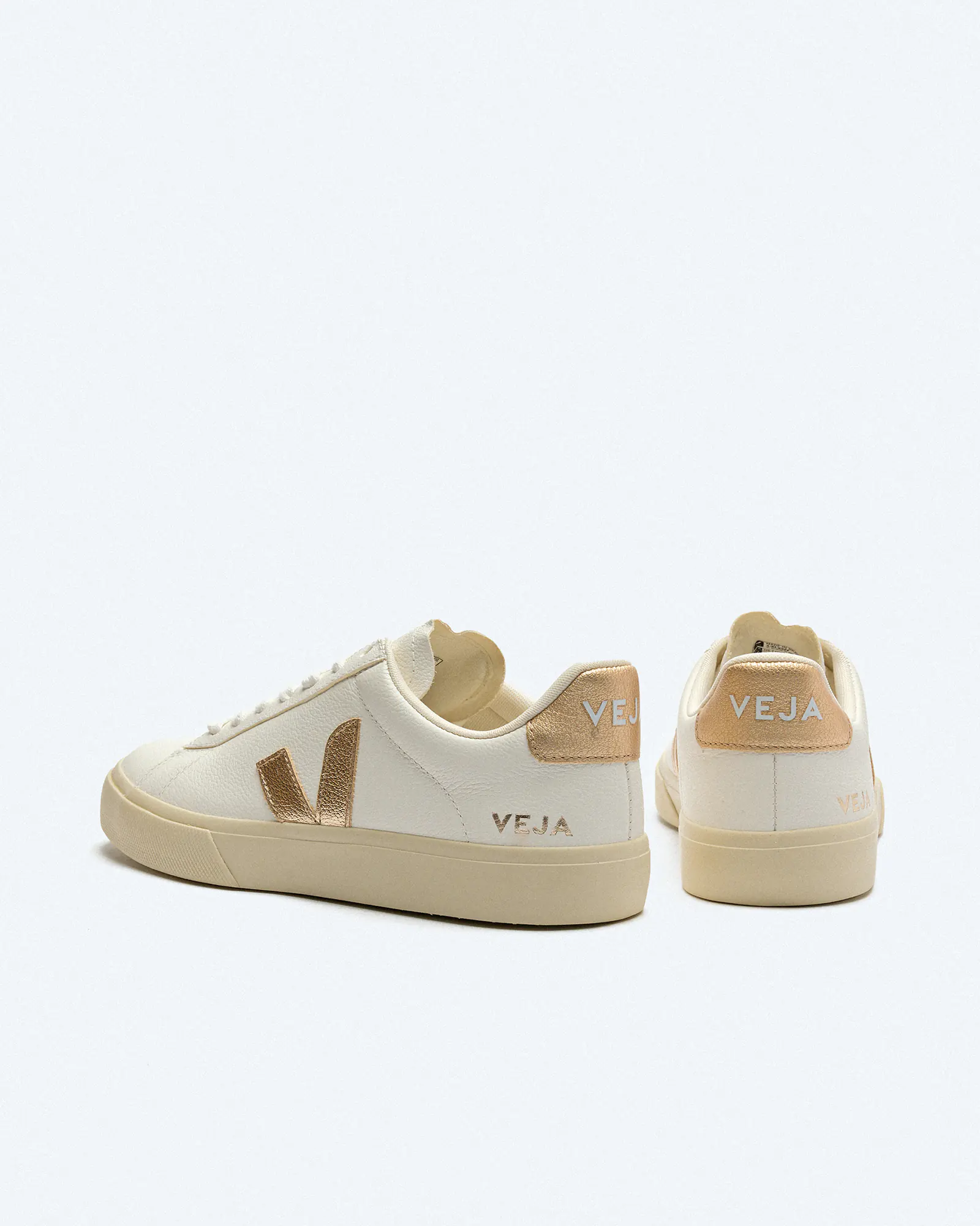 Veja Campo Chromefree Leather Sneaker Extra White/Platine Veja Campo Chromefree Leather Sneaker Extra White/Platine