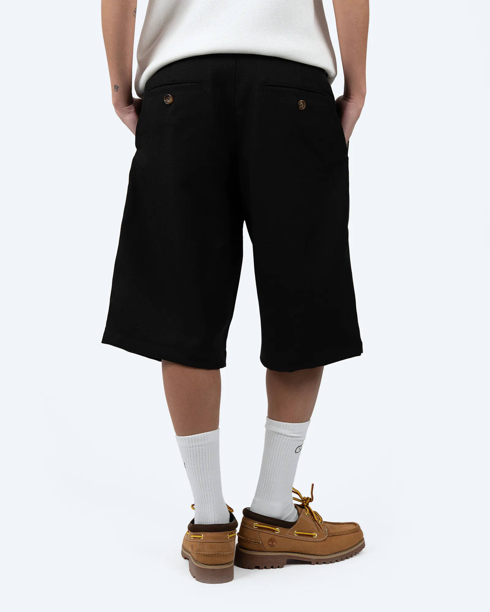 Prohibited Newport Pleated Shorts Black