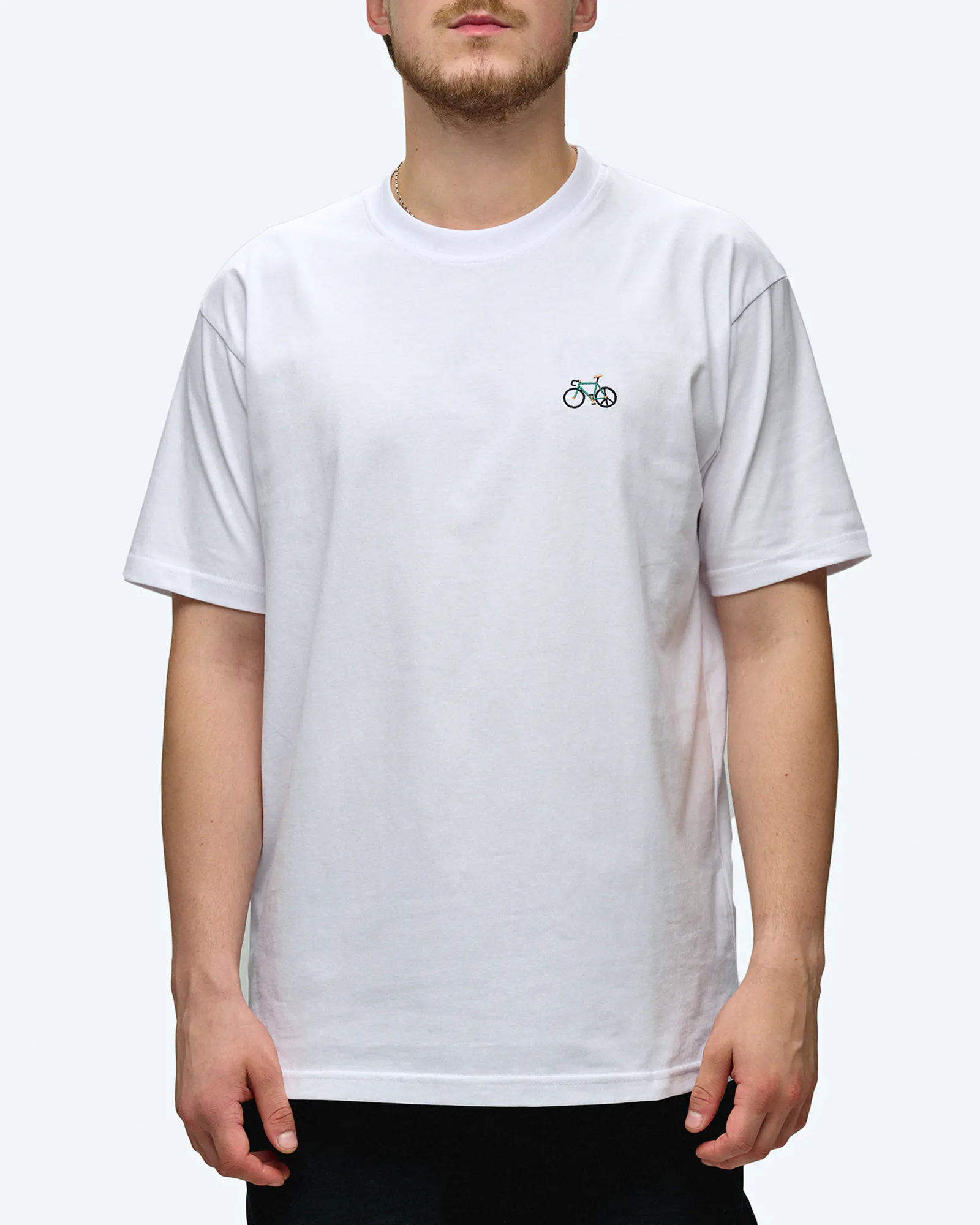 Iriedaily Peaceride Embroidered T-Shirt White Iriedaily Peaceride Embroidered T-Shirt White