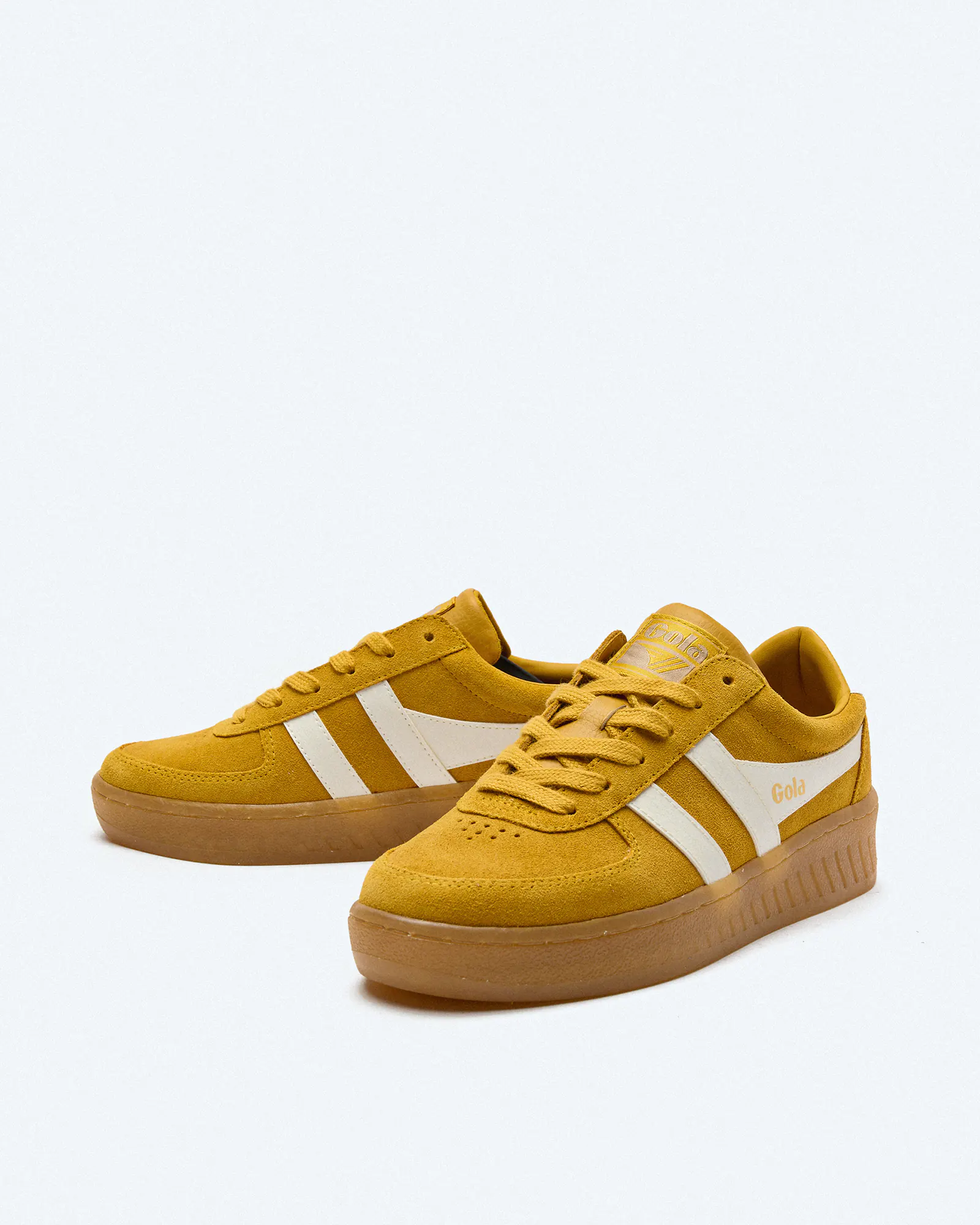 Gola Grandslam Suede Sneaker Sun/Off White/Gum Gola Grandslam Suede Sneaker Sun/Off White/Gum