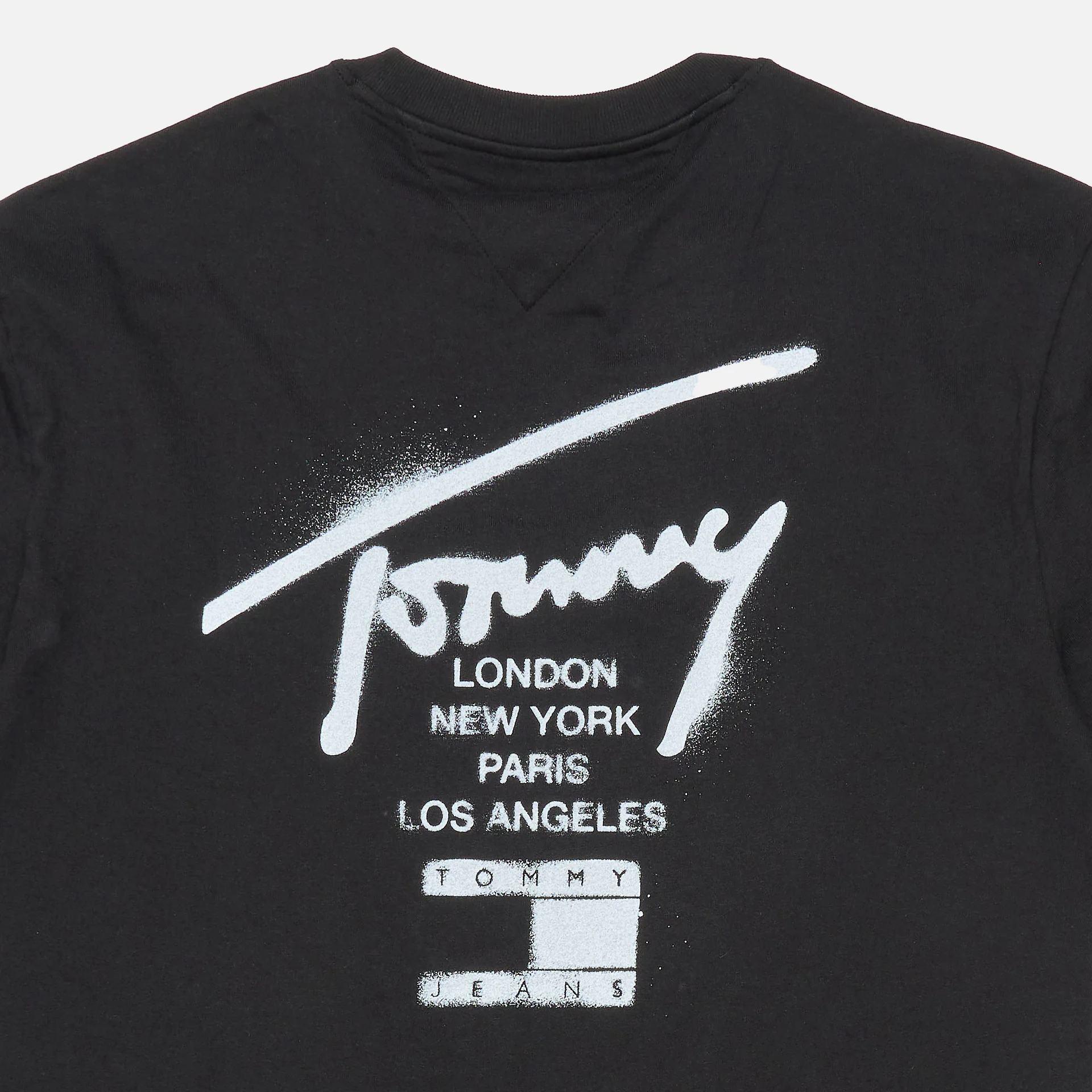 Tommy Jeans Classic Spray Signatur T-Shirt Black
