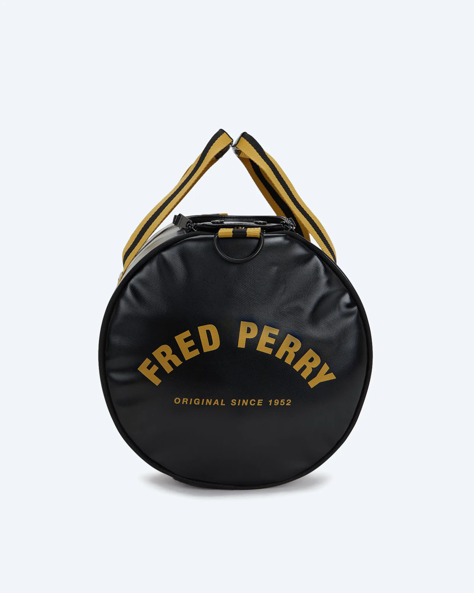 Tipped Classic Barrel Bag Black/Gold
